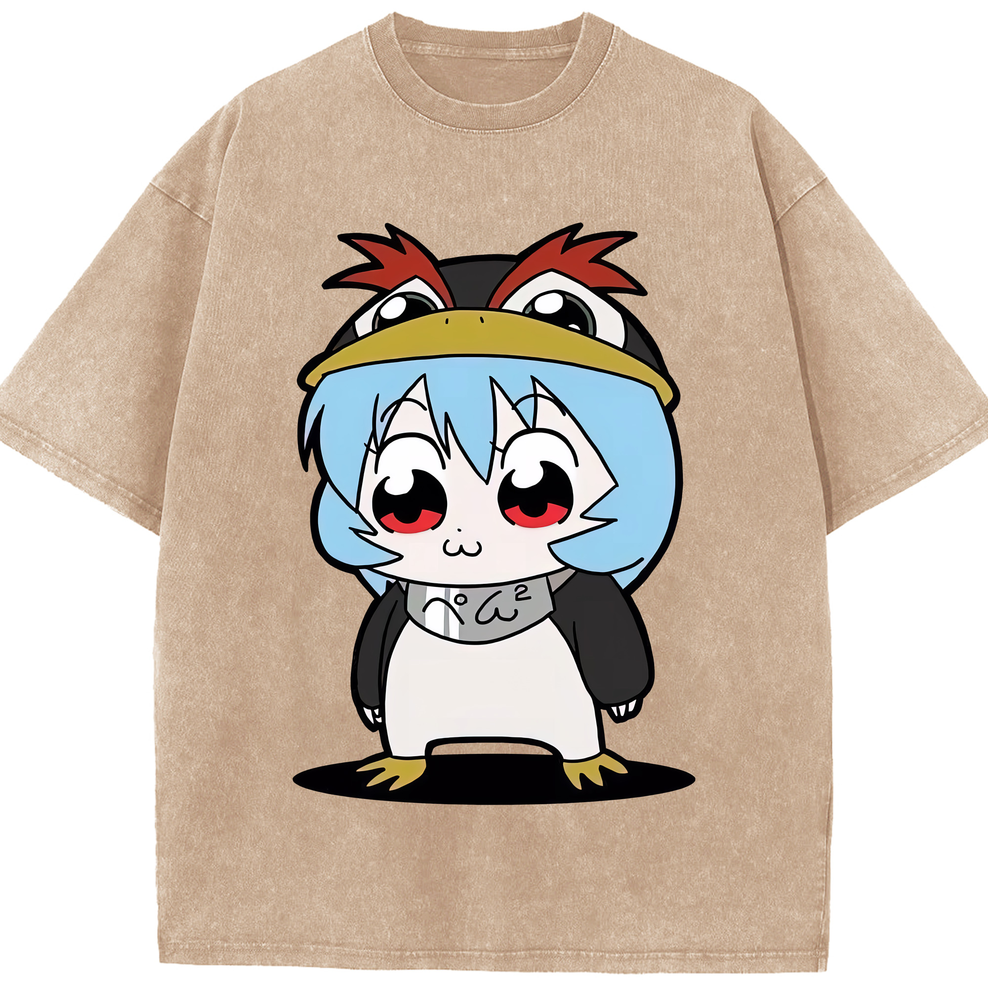 （画像用） EVA 新世紀エヴァンゲリオン 綿100% ヴィンテージ風 半袖Tシャツ（フロントプリント）