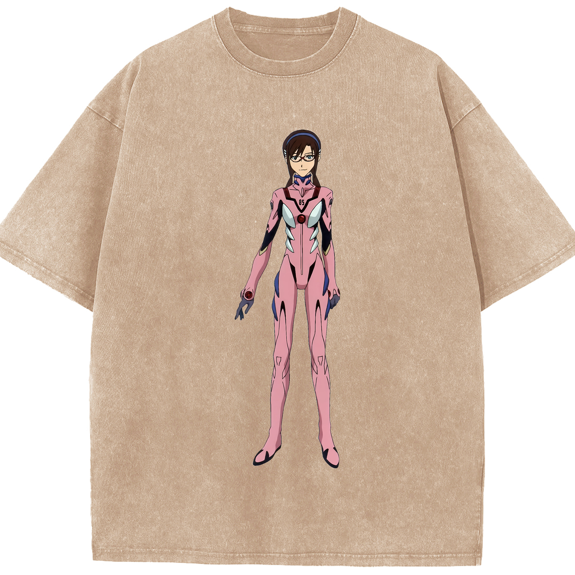（画像用） EVA 新世紀エヴァンゲリオン 綿100% ヴィンテージ風 半袖Tシャツ（フロントプリント）