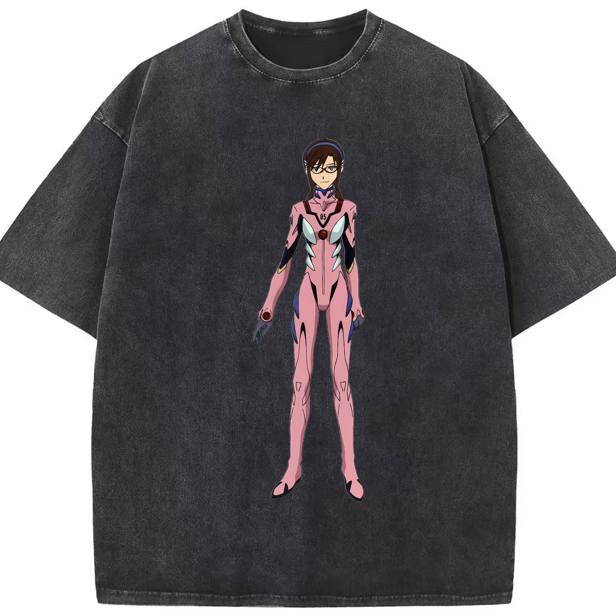 （画像用） EVA 新世紀エヴァンゲリオン 綿100% ヴィンテージ風 半袖Tシャツ（フロントプリント）