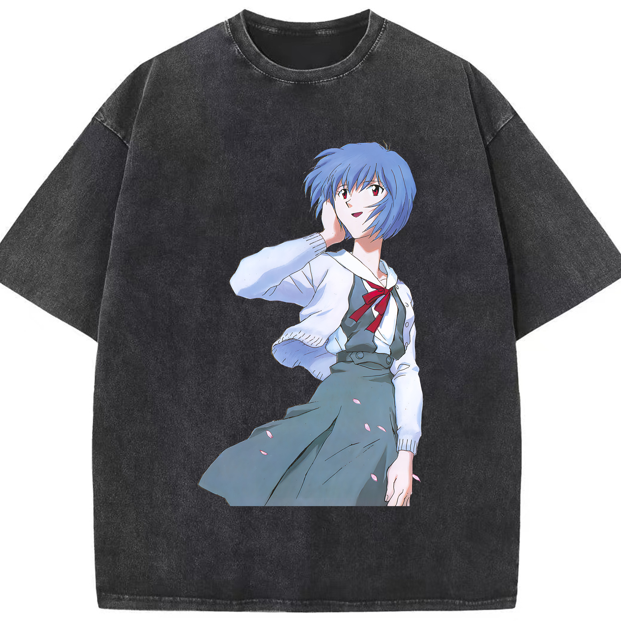 （画像用） EVA 新世紀エヴァンゲリオン 綿100% ヴィンテージ風 半袖Tシャツ（フロントプリント）