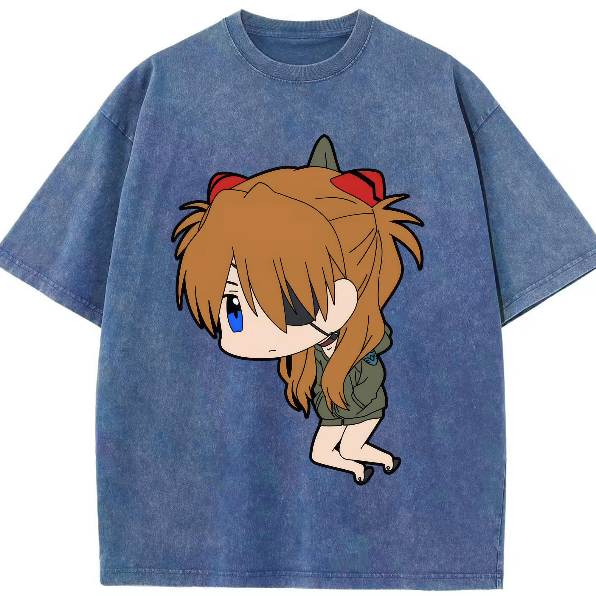 （画像用） EVA 新世紀エヴァンゲリオン 綿100% ヴィンテージ風 半袖Tシャツ（フロントプリント）
