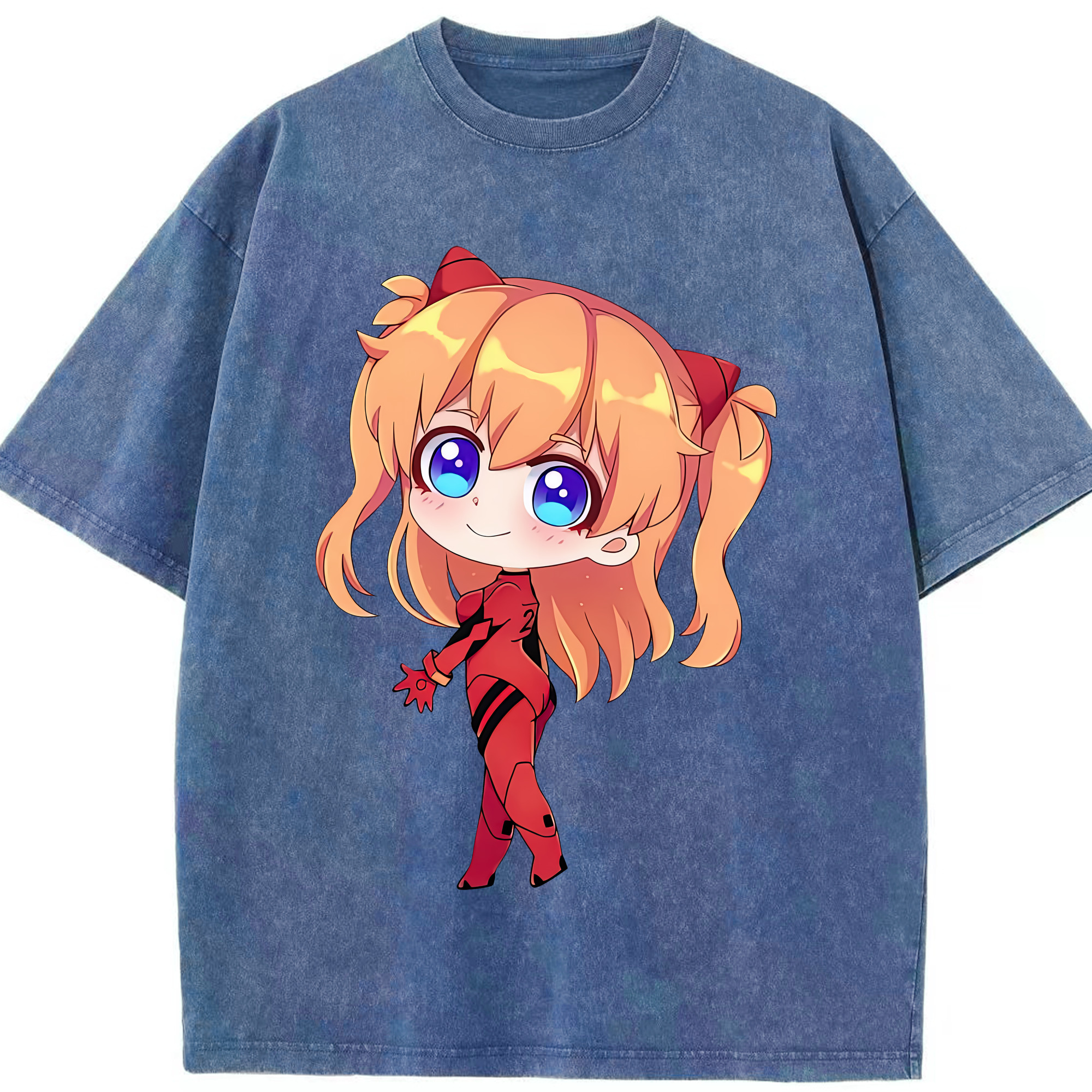 （画像用） EVA 新世紀エヴァンゲリオン 綿100% ヴィンテージ風 半袖Tシャツ（フロントプリント）