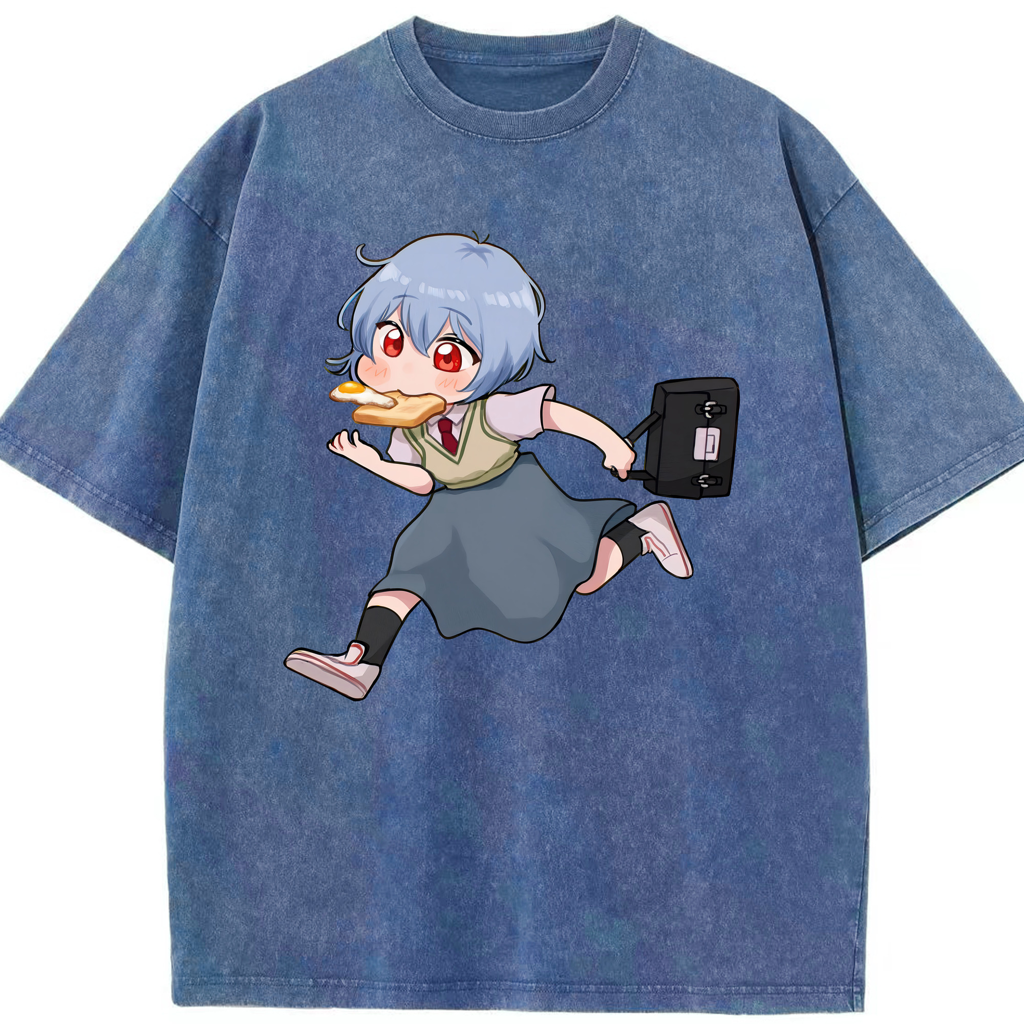 （画像用） EVA 新世紀エヴァンゲリオン 綿100% ヴィンテージ風 半袖Tシャツ（フロントプリント）