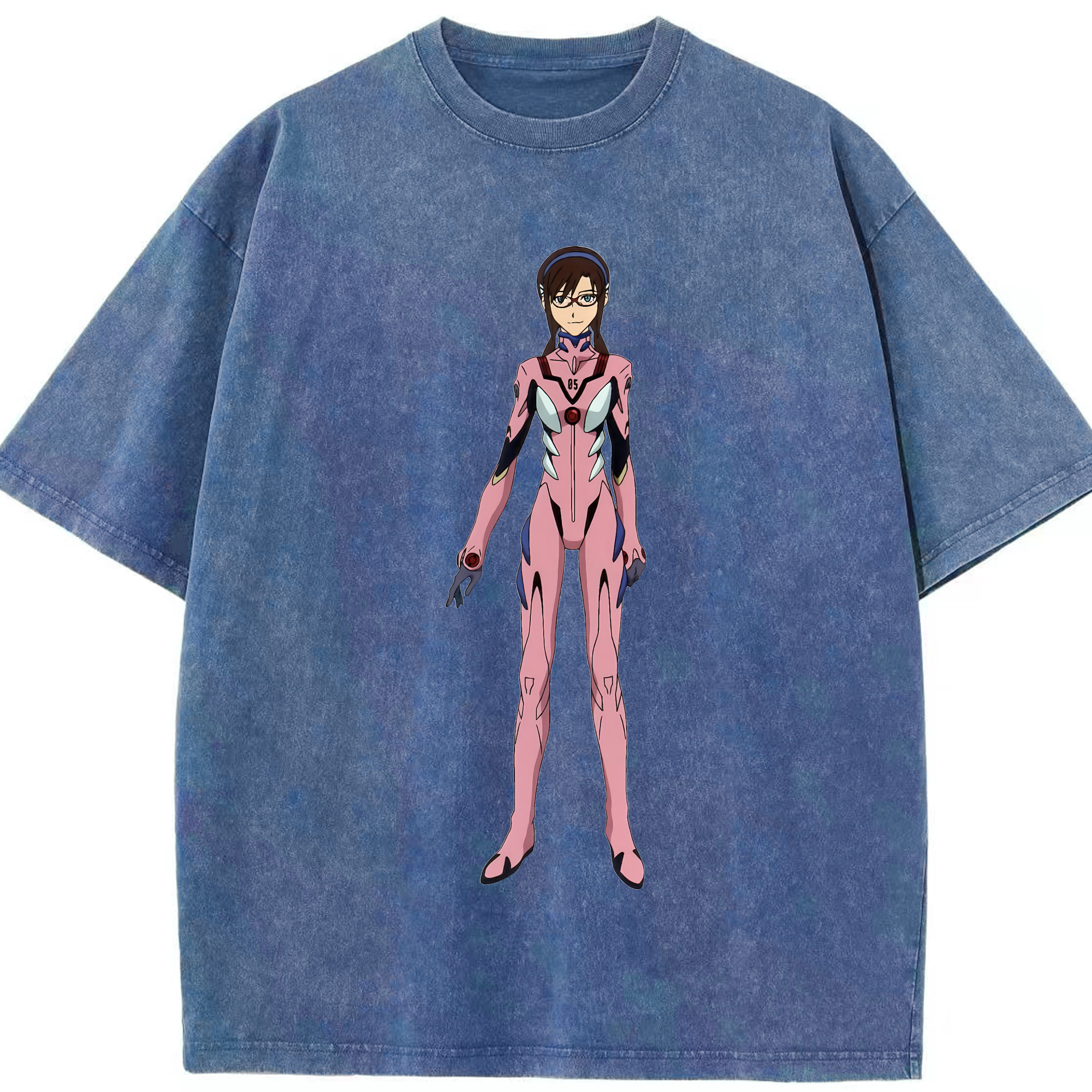 （画像用） EVA 新世紀エヴァンゲリオン 綿100% ヴィンテージ風 半袖Tシャツ（フロントプリント）