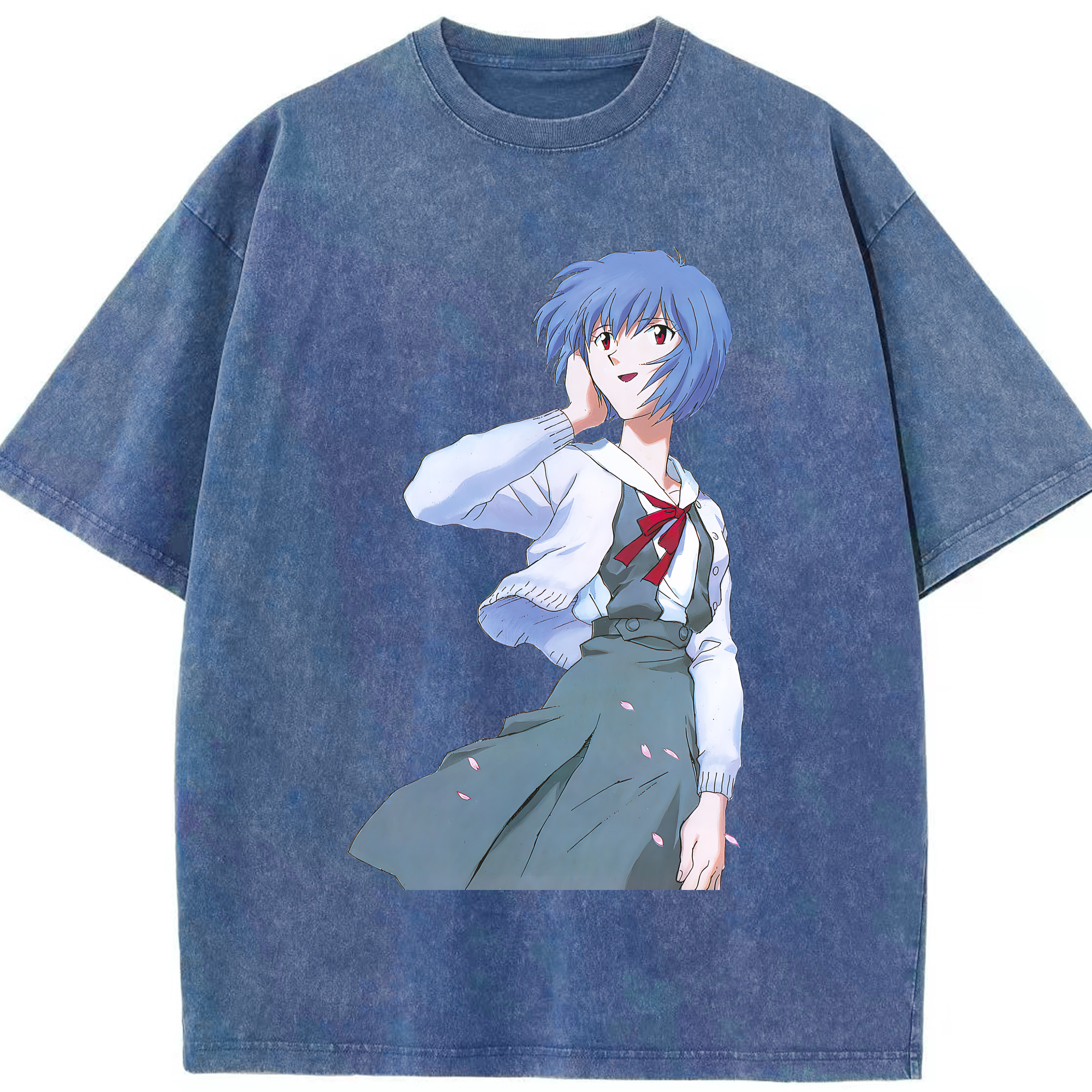 （画像用） EVA 新世紀エヴァンゲリオン 綿100% ヴィンテージ風 半袖Tシャツ（フロントプリント）