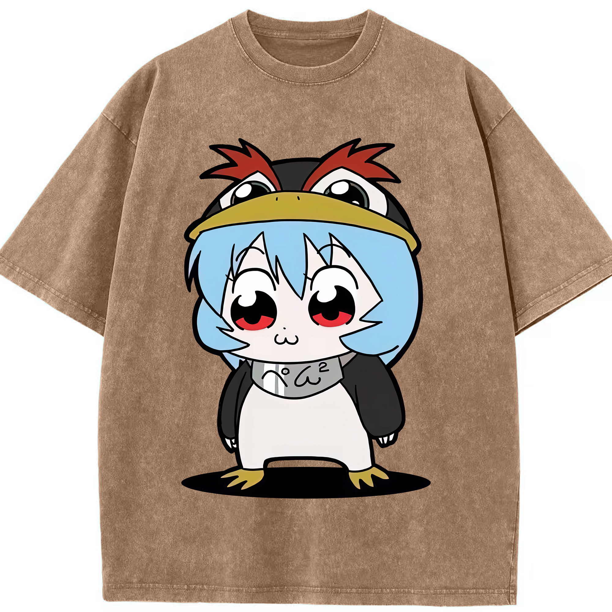 （画像用） EVA 新世紀エヴァンゲリオン 綿100% ヴィンテージ風 半袖Tシャツ（フロントプリント）