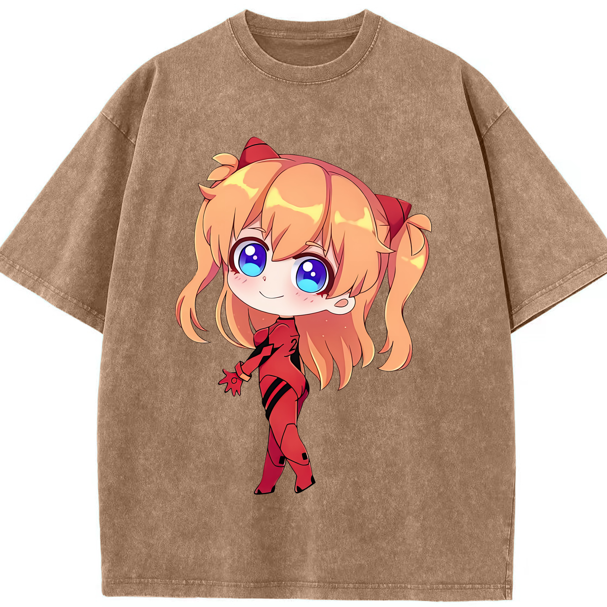 （画像用） EVA 新世紀エヴァンゲリオン 綿100% ヴィンテージ風 半袖Tシャツ（フロントプリント）