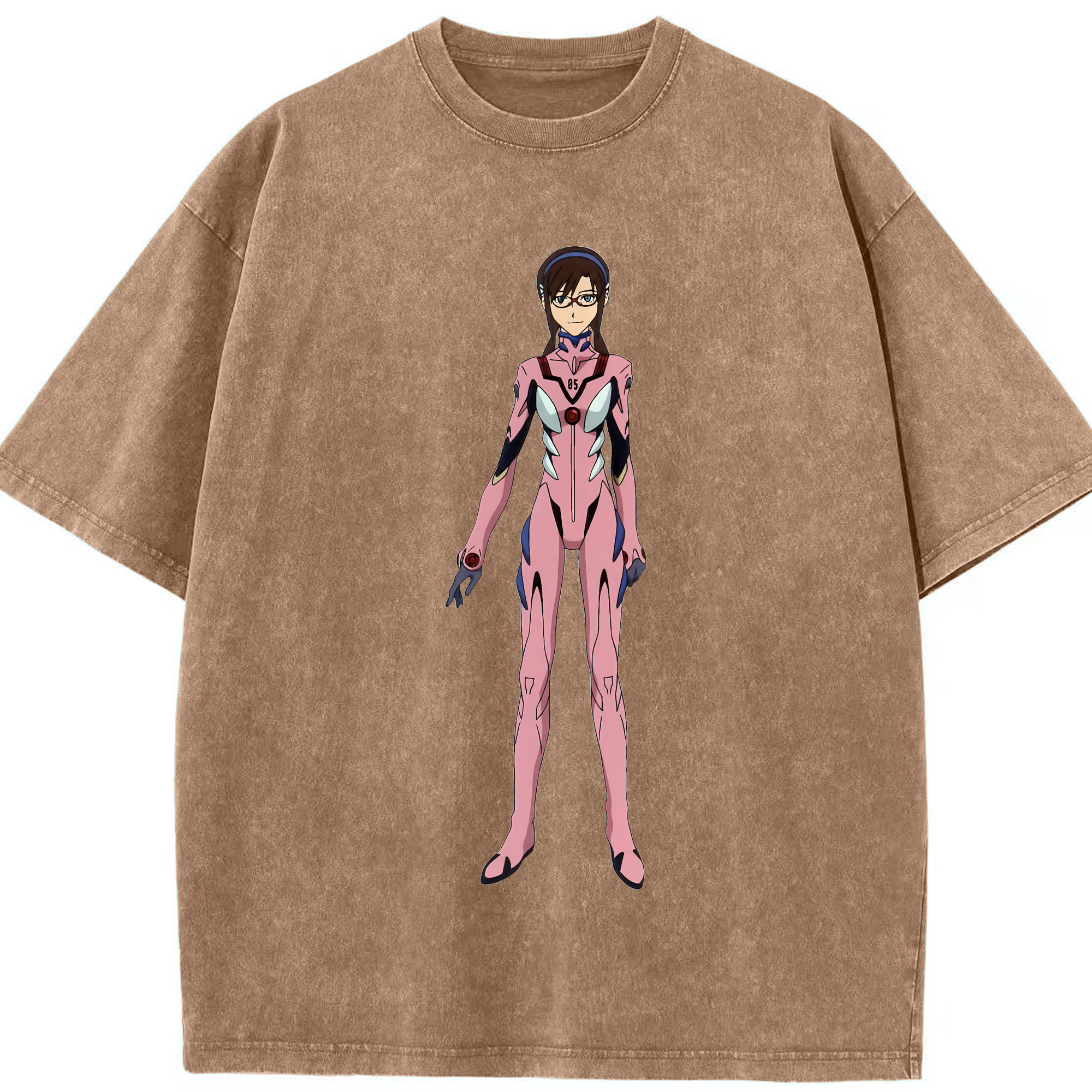 （画像用） EVA 新世紀エヴァンゲリオン 綿100% ヴィンテージ風 半袖Tシャツ（フロントプリント）