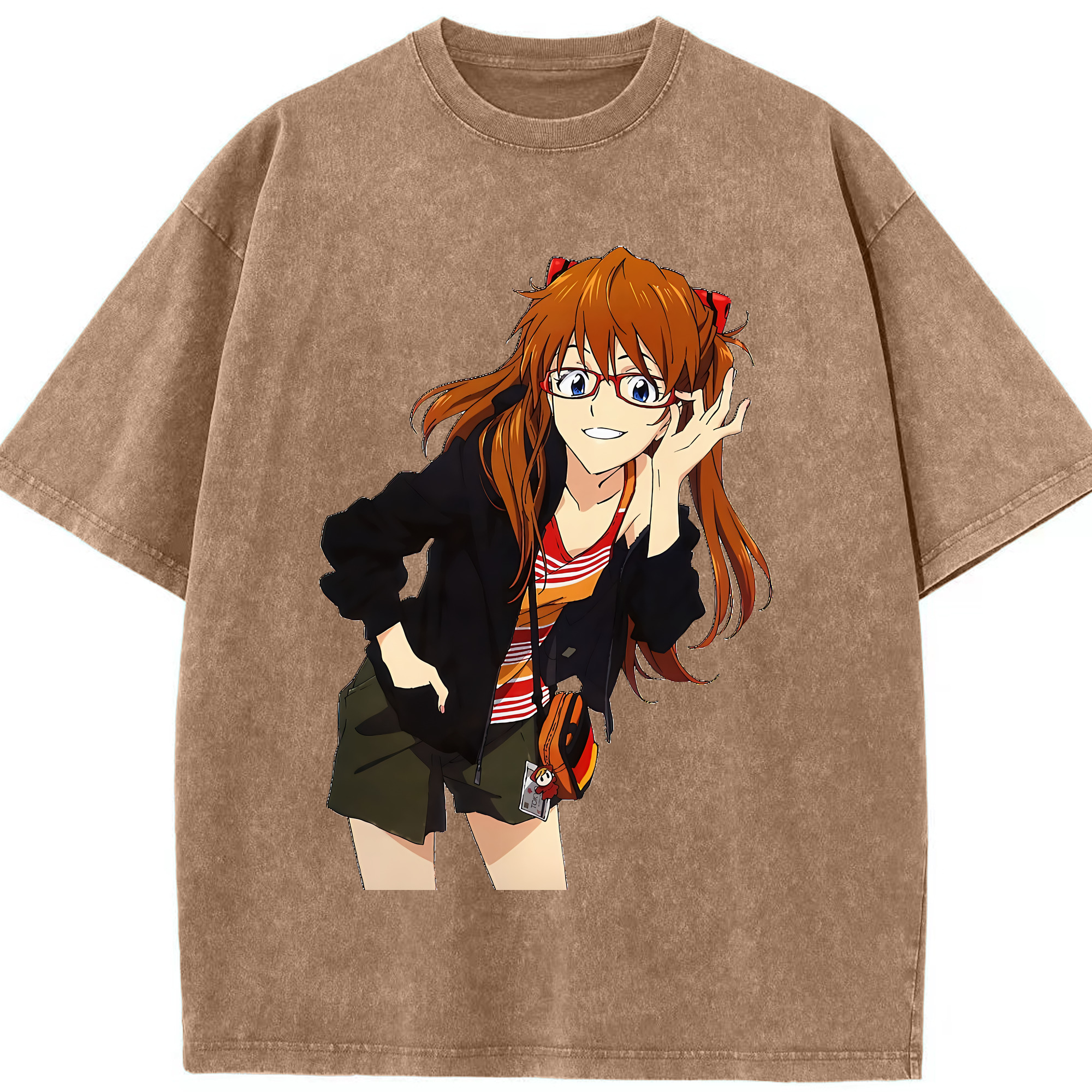 （画像用） EVA 新世紀エヴァンゲリオン 綿100% ヴィンテージ風 半袖Tシャツ（フロントプリント）