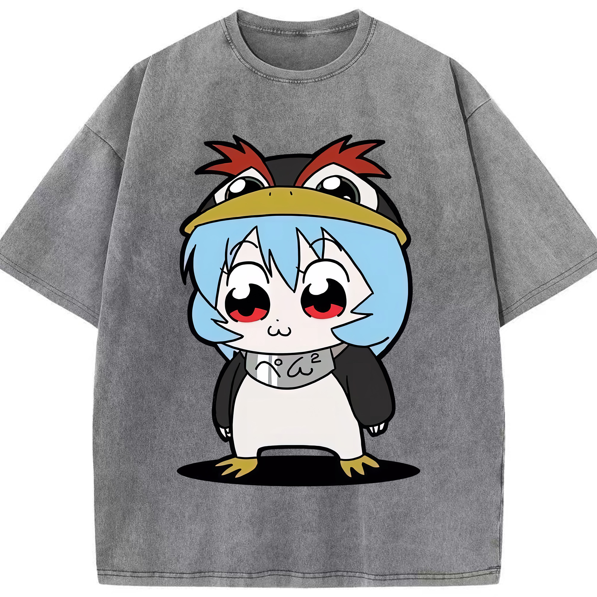 （画像用） EVA 新世紀エヴァンゲリオン 綿100% ヴィンテージ風 半袖Tシャツ（フロントプリント）