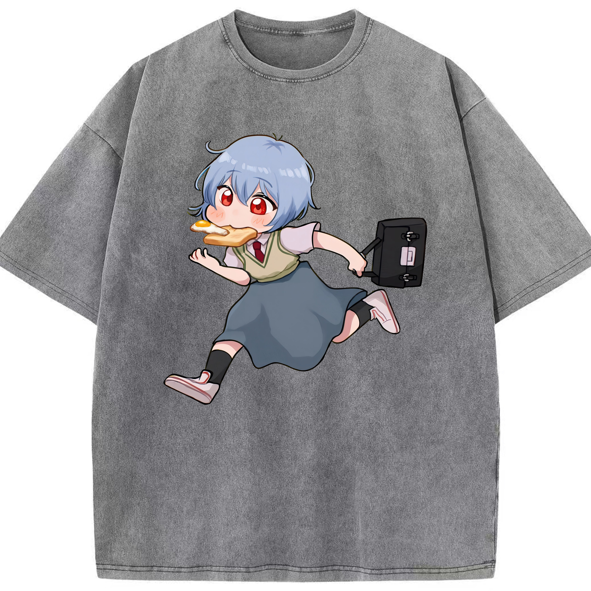（画像用） EVA 新世紀エヴァンゲリオン 綿100% ヴィンテージ風 半袖Tシャツ（フロントプリント）