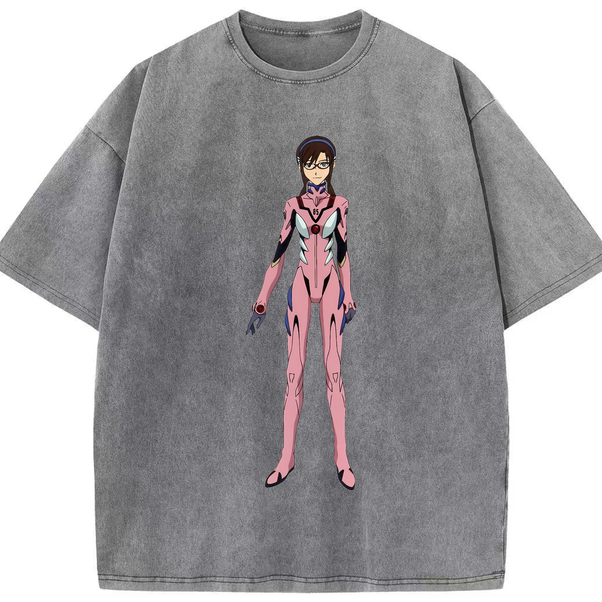 （画像用） EVA 新世紀エヴァンゲリオン 綿100% ヴィンテージ風 半袖Tシャツ（フロントプリント）