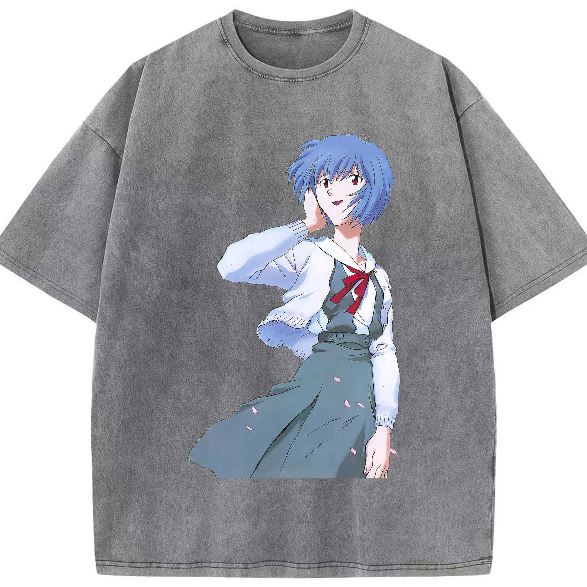 （画像用） EVA 新世紀エヴァンゲリオン 綿100% ヴィンテージ風 半袖Tシャツ（フロントプリント）