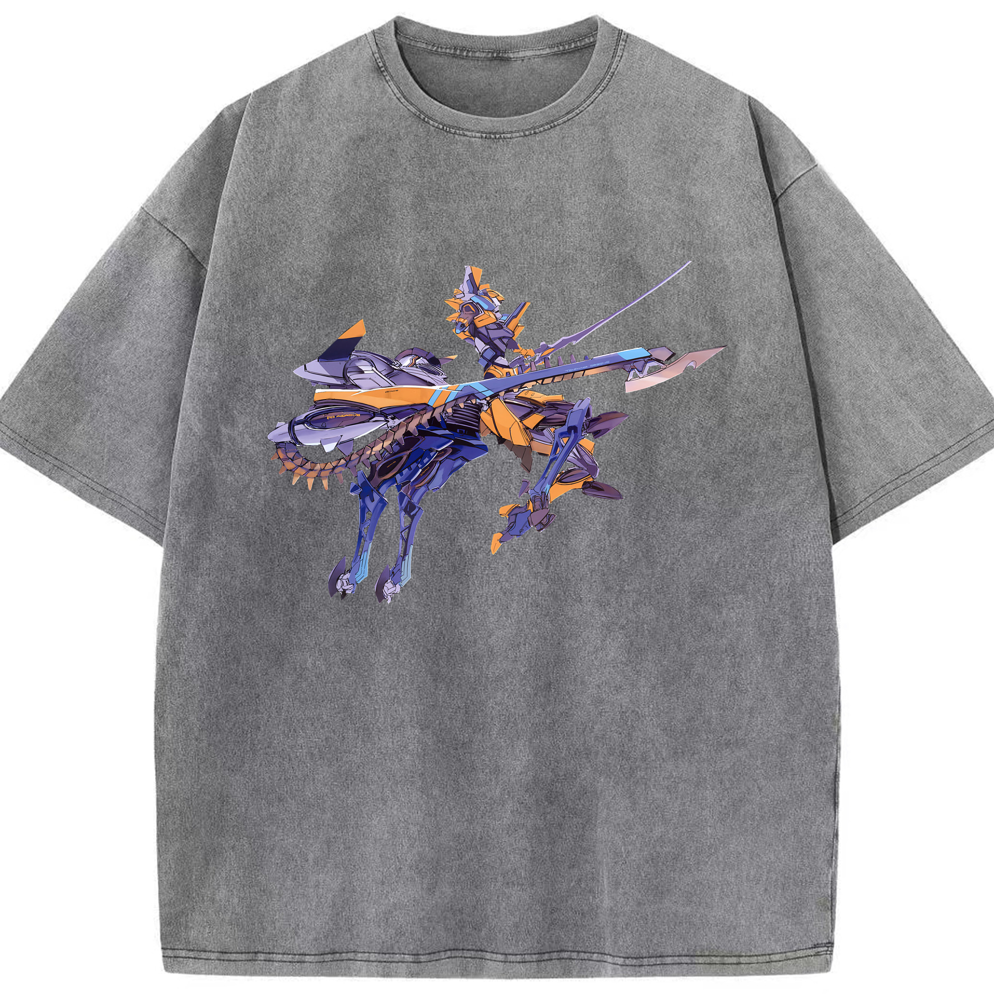 （画像用） EVA 新世紀エヴァンゲリオン 綿100% ヴィンテージ風 半袖Tシャツ（フロントプリント）