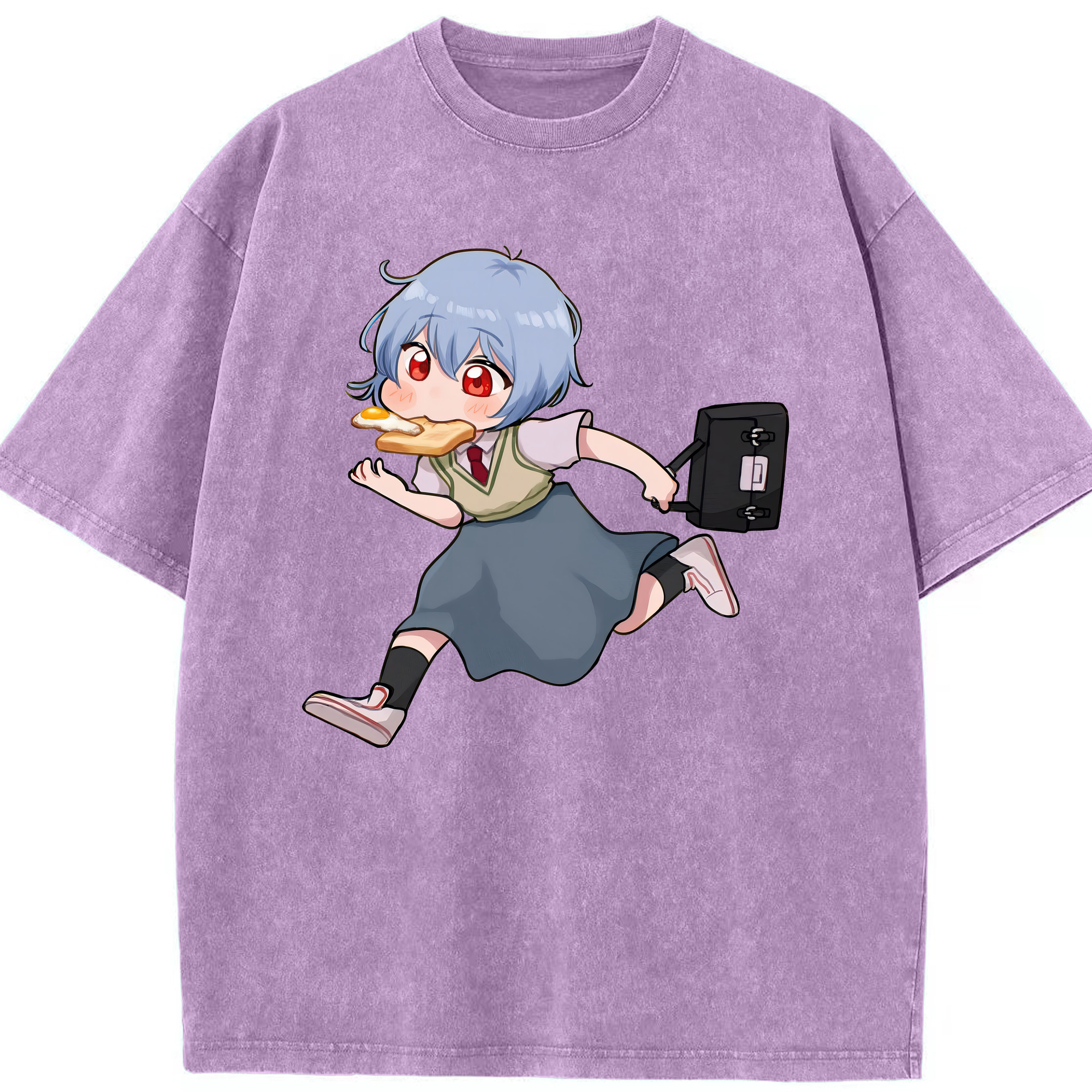 （画像用） EVA 新世紀エヴァンゲリオン 綿100% ヴィンテージ風 半袖Tシャツ（フロントプリント）