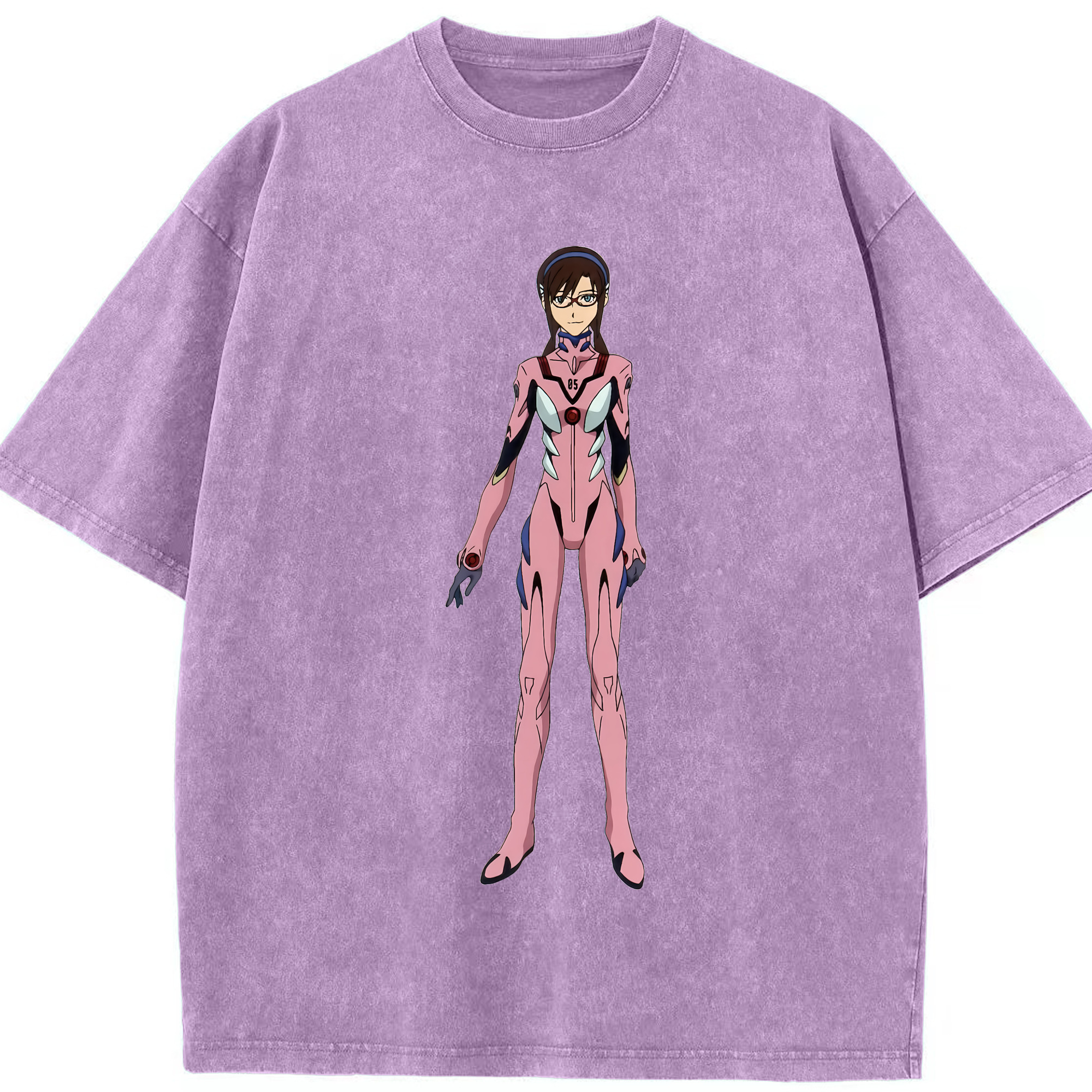 （画像用） EVA 新世紀エヴァンゲリオン 綿100% ヴィンテージ風 半袖Tシャツ（フロントプリント）