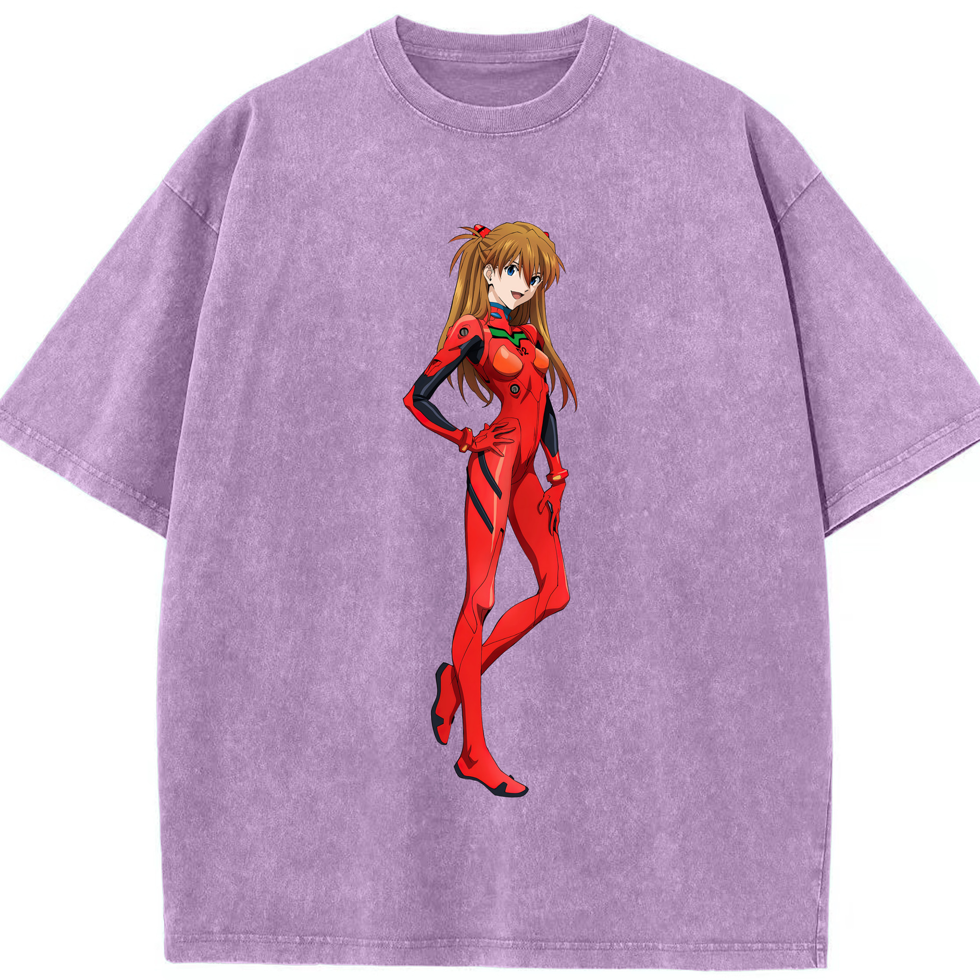 （画像用） EVA 新世紀エヴァンゲリオン 綿100% ヴィンテージ風 半袖Tシャツ（フロントプリント）