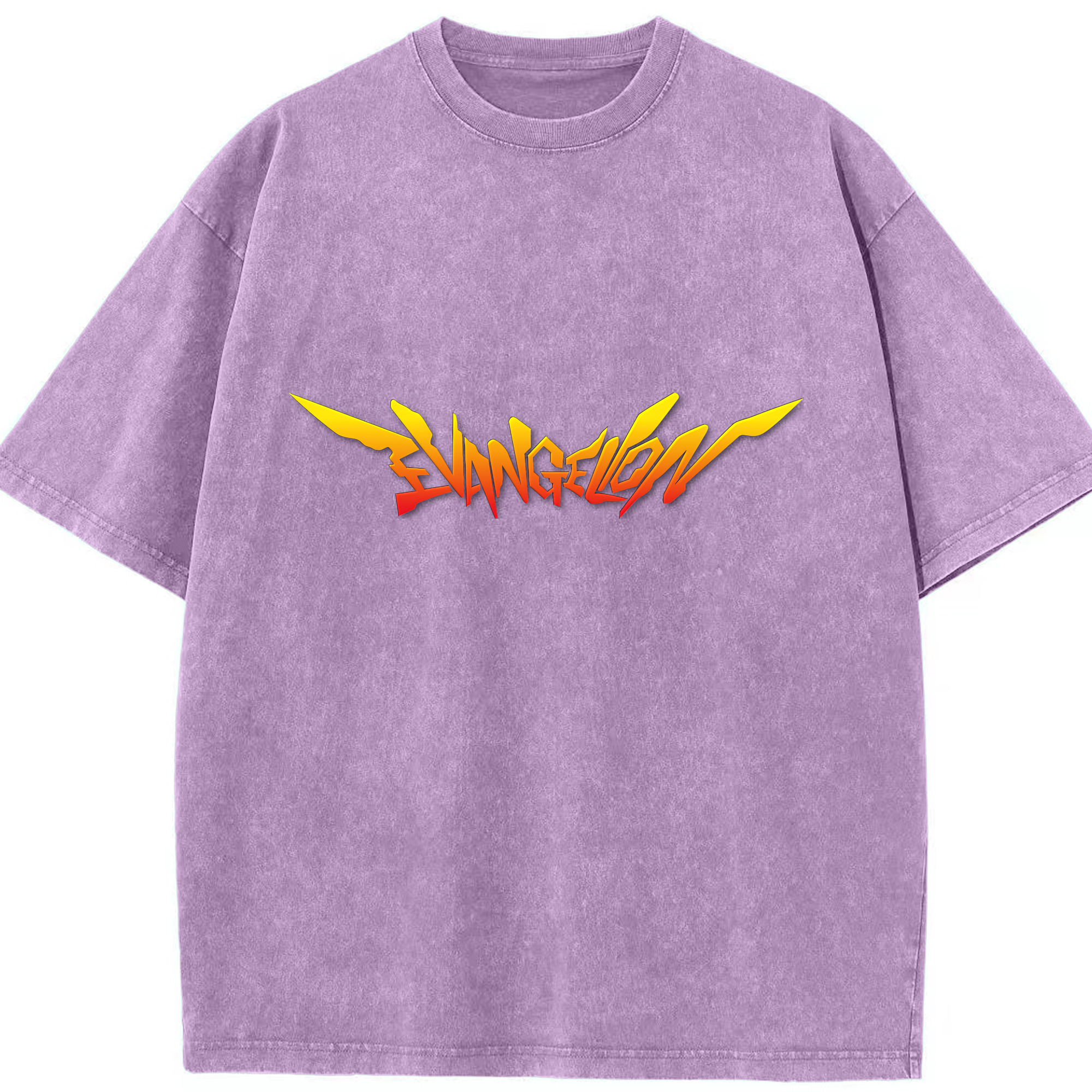 （画像用） EVA 新世紀エヴァンゲリオン 綿100% ヴィンテージ風 半袖Tシャツ（フロントプリント）