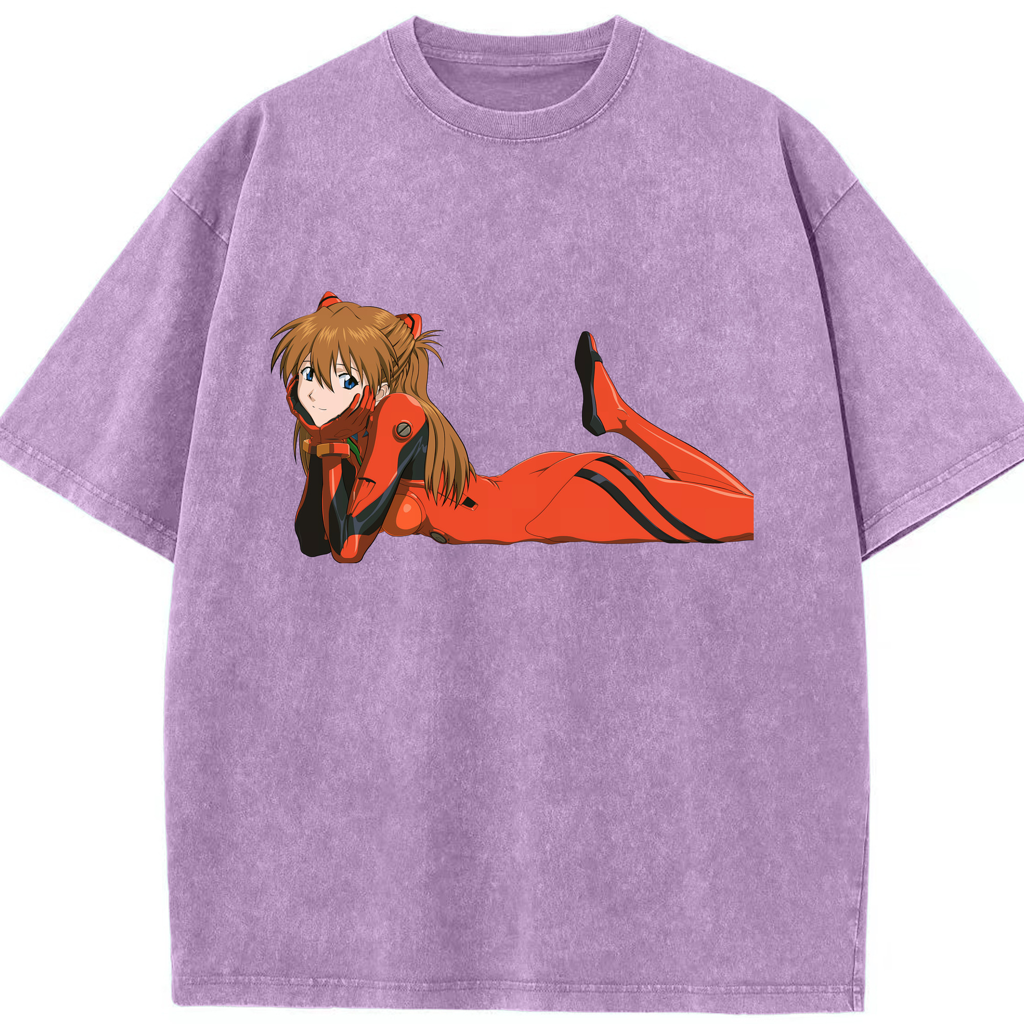 （画像用） EVA 新世紀エヴァンゲリオン 綿100% ヴィンテージ風 半袖Tシャツ（フロントプリント）