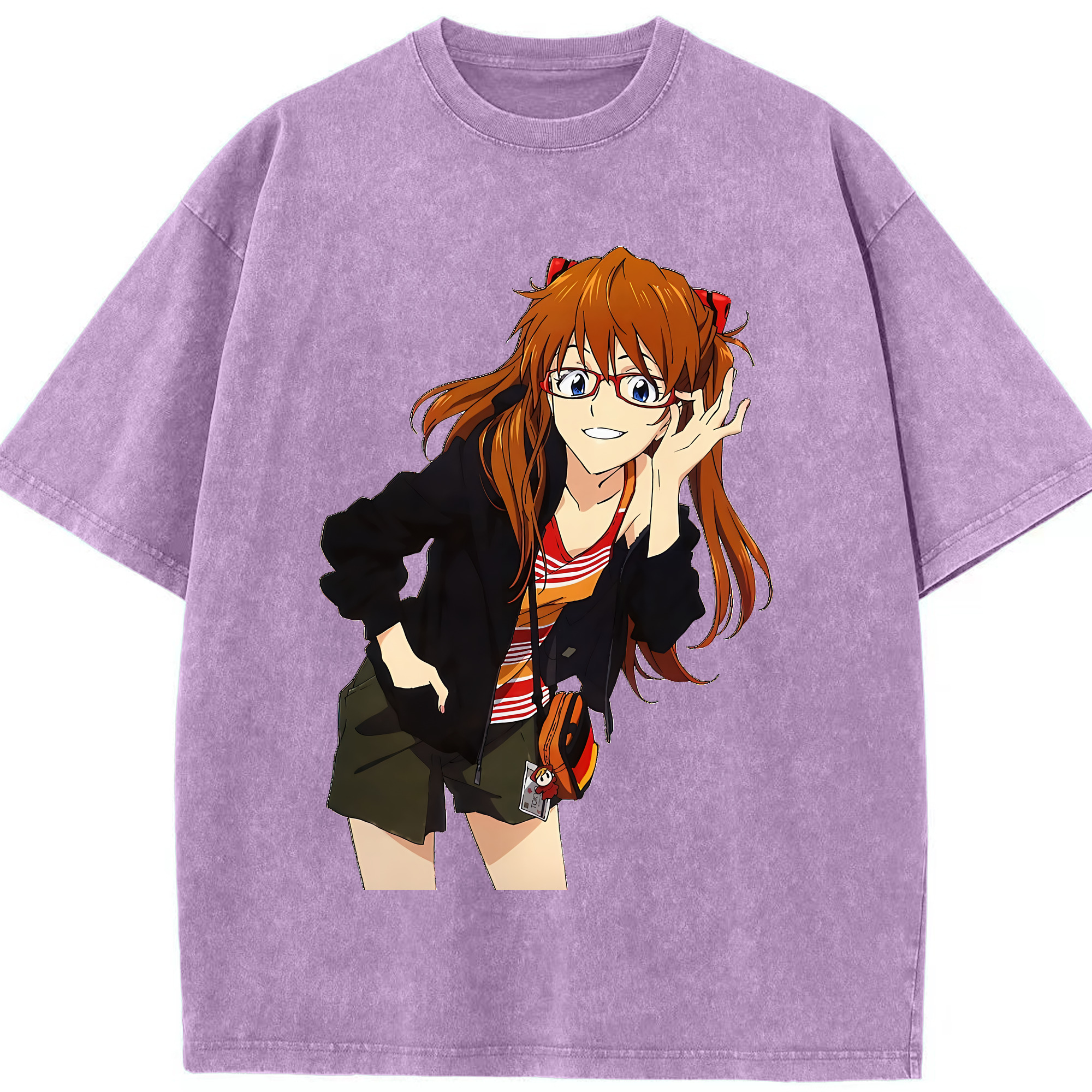 （画像用） EVA 新世紀エヴァンゲリオン 綿100% ヴィンテージ風 半袖Tシャツ（フロントプリント）