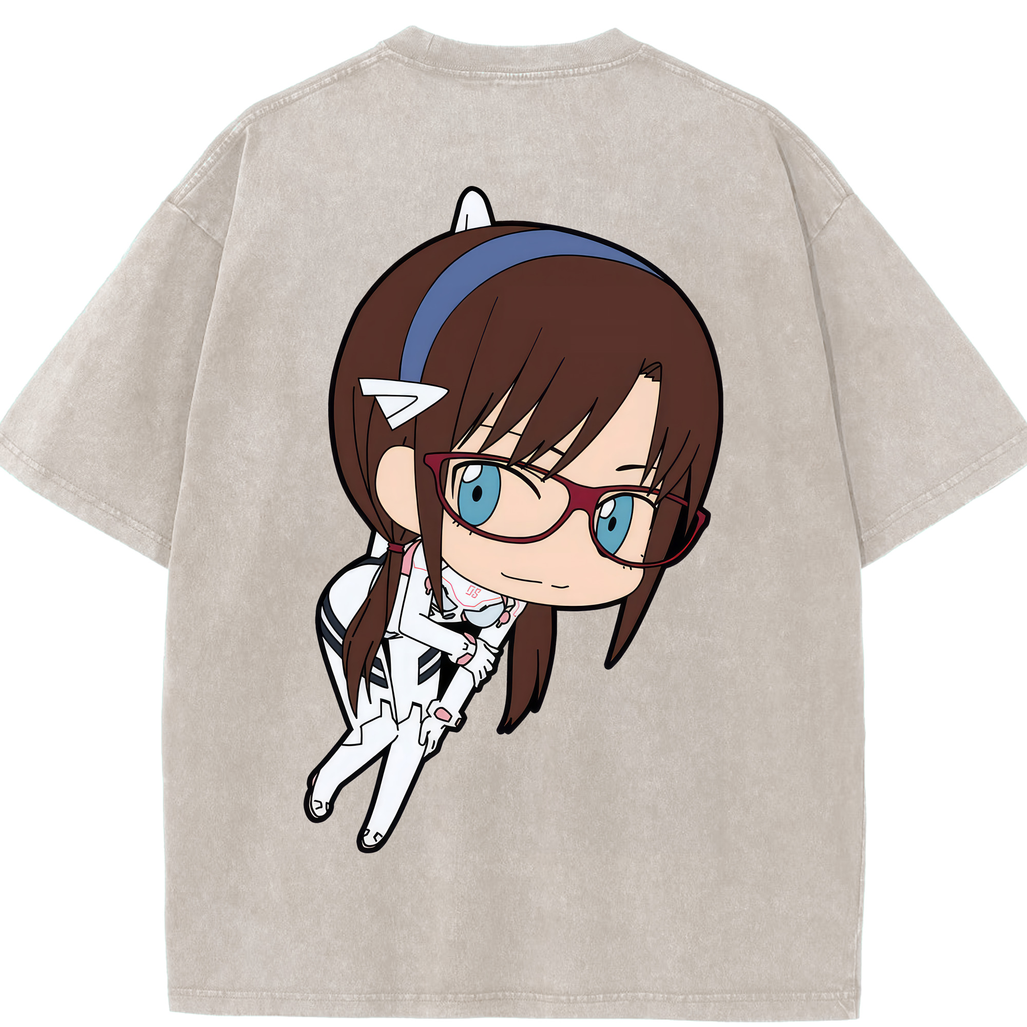 （画像用） EVA 新世紀エヴァンゲリオン 綿100% ヴィンテージ風 半袖Tシャツ（背面プリント）