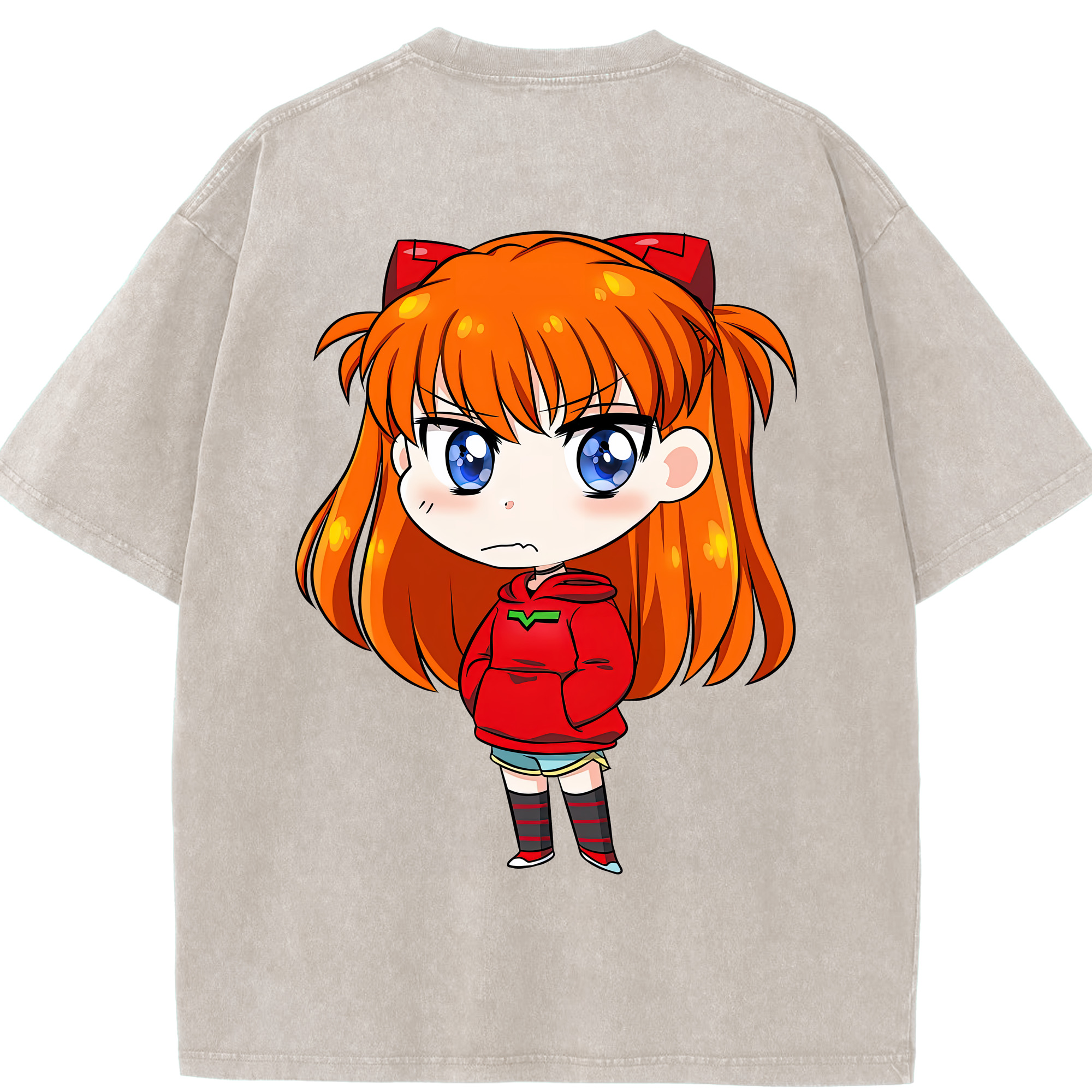 （画像用） EVA 新世紀エヴァンゲリオン 綿100% ヴィンテージ風 半袖Tシャツ（背面プリント）
