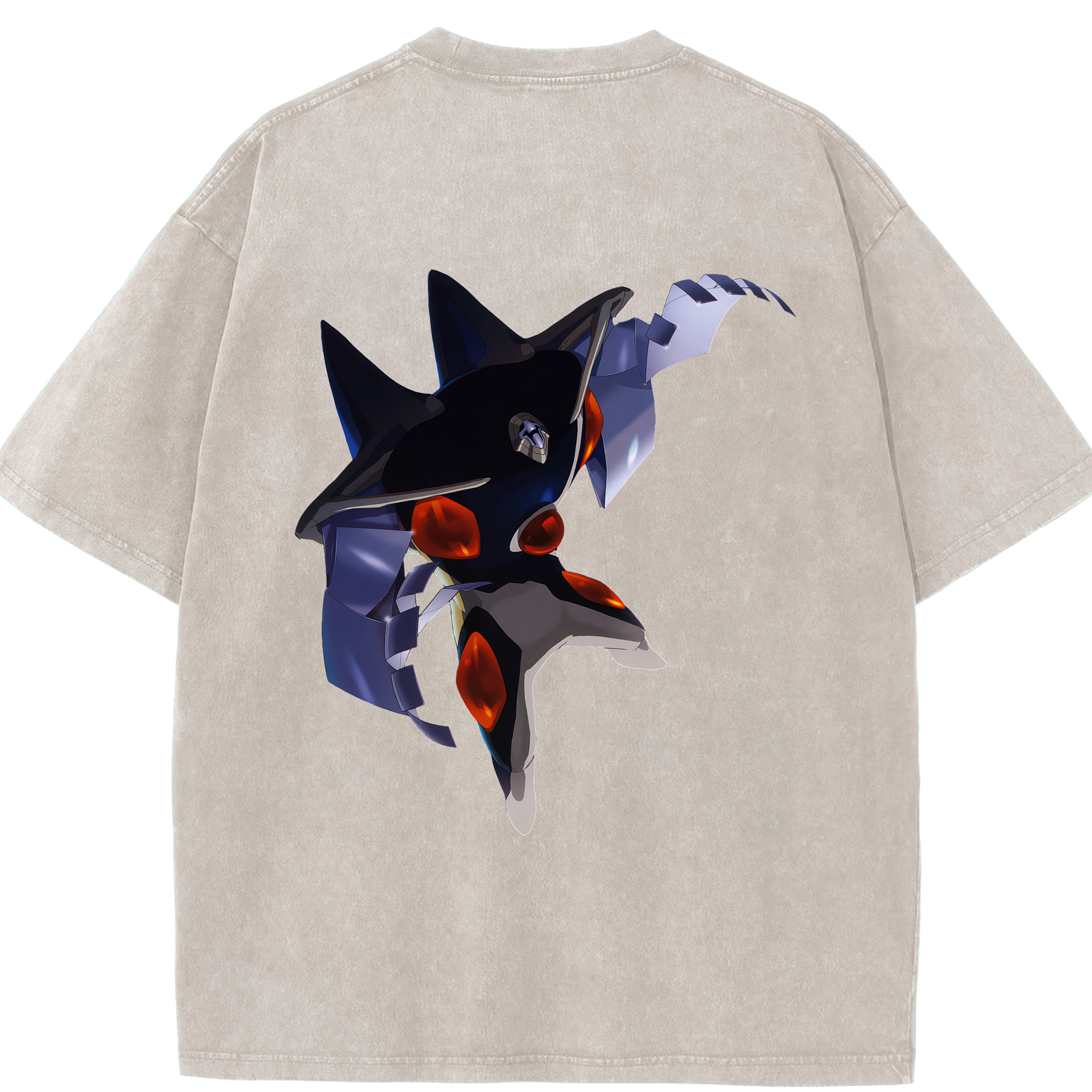 （画像用） EVA 新世紀エヴァンゲリオン 綿100% ヴィンテージ風 半袖Tシャツ（背面プリント）