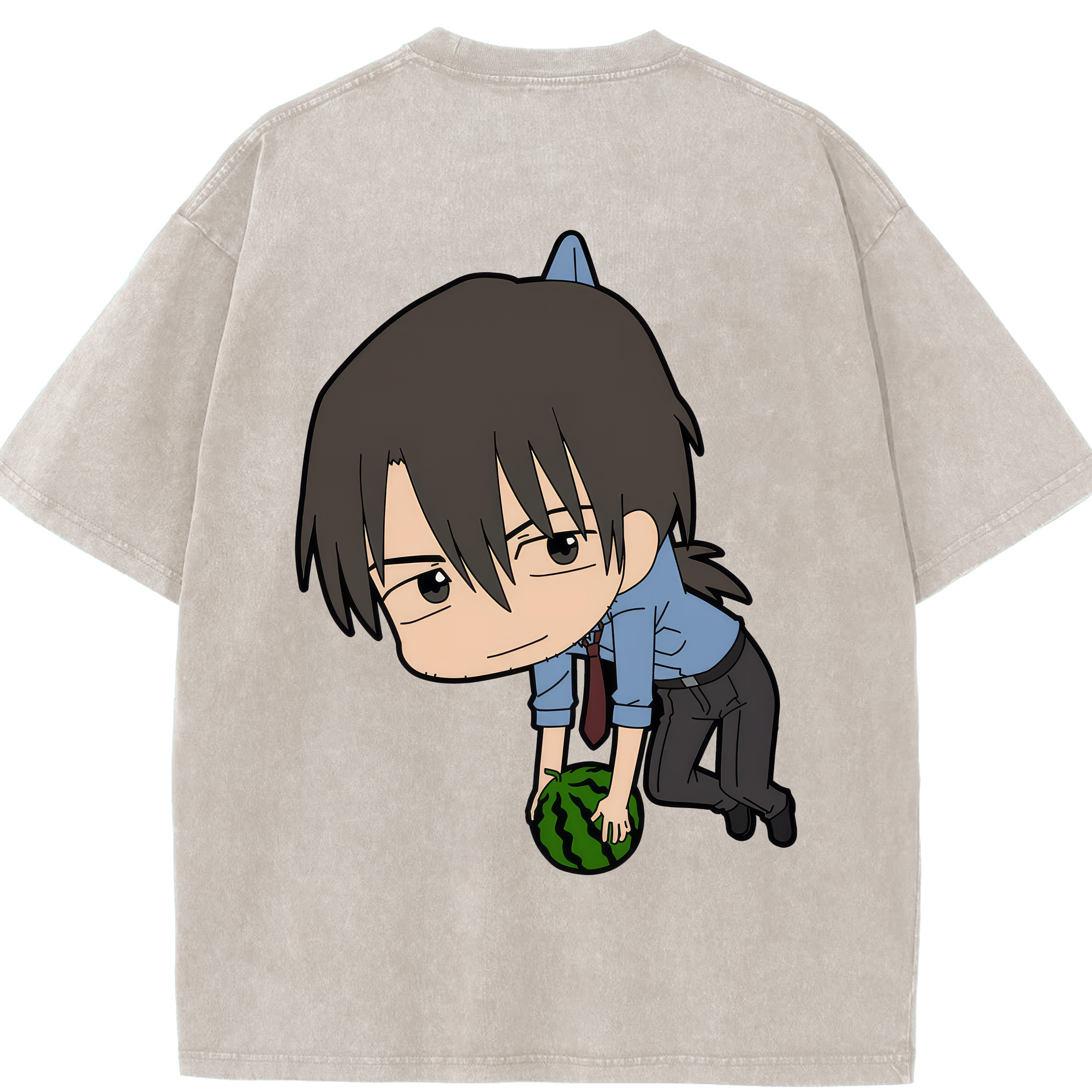 （画像用） EVA 新世紀エヴァンゲリオン 綿100% ヴィンテージ風 半袖Tシャツ（背面プリント）