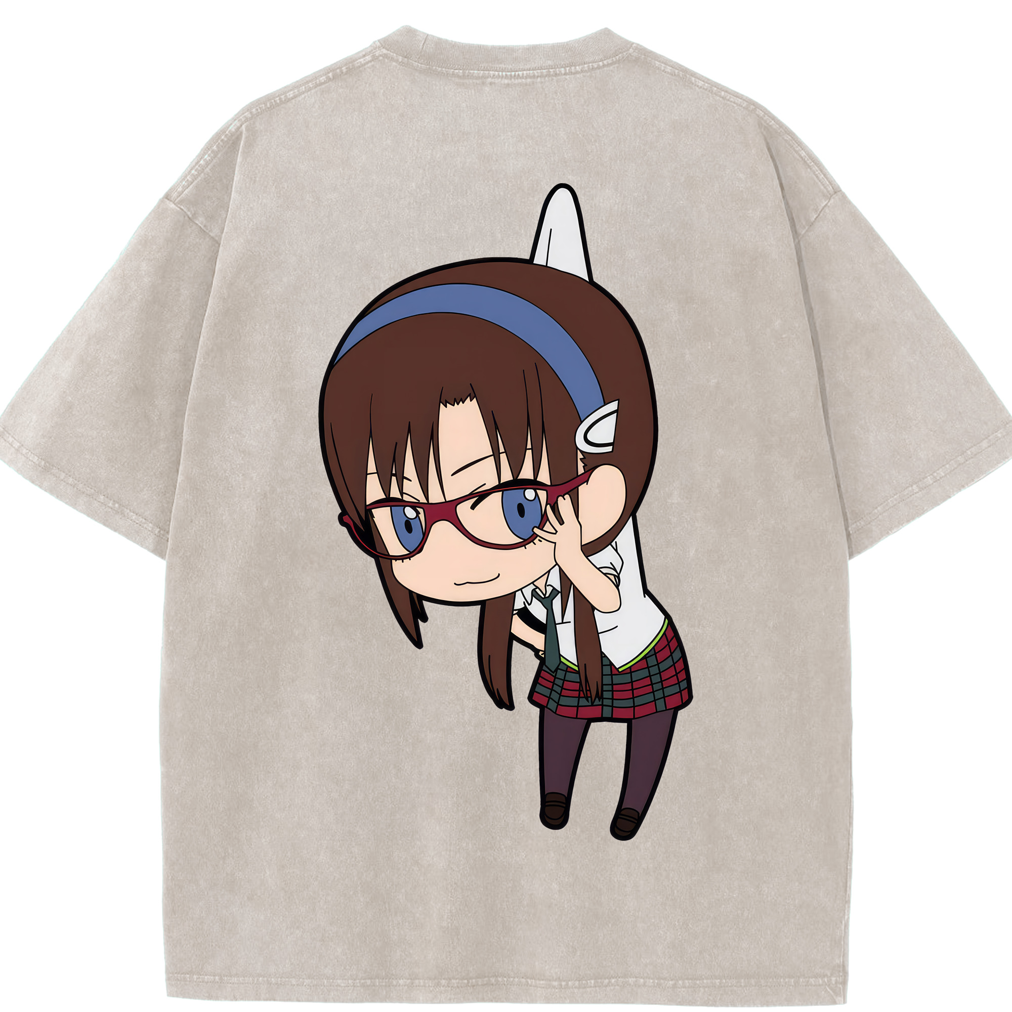 （画像用） EVA 新世紀エヴァンゲリオン 綿100% ヴィンテージ風 半袖Tシャツ（背面プリント）