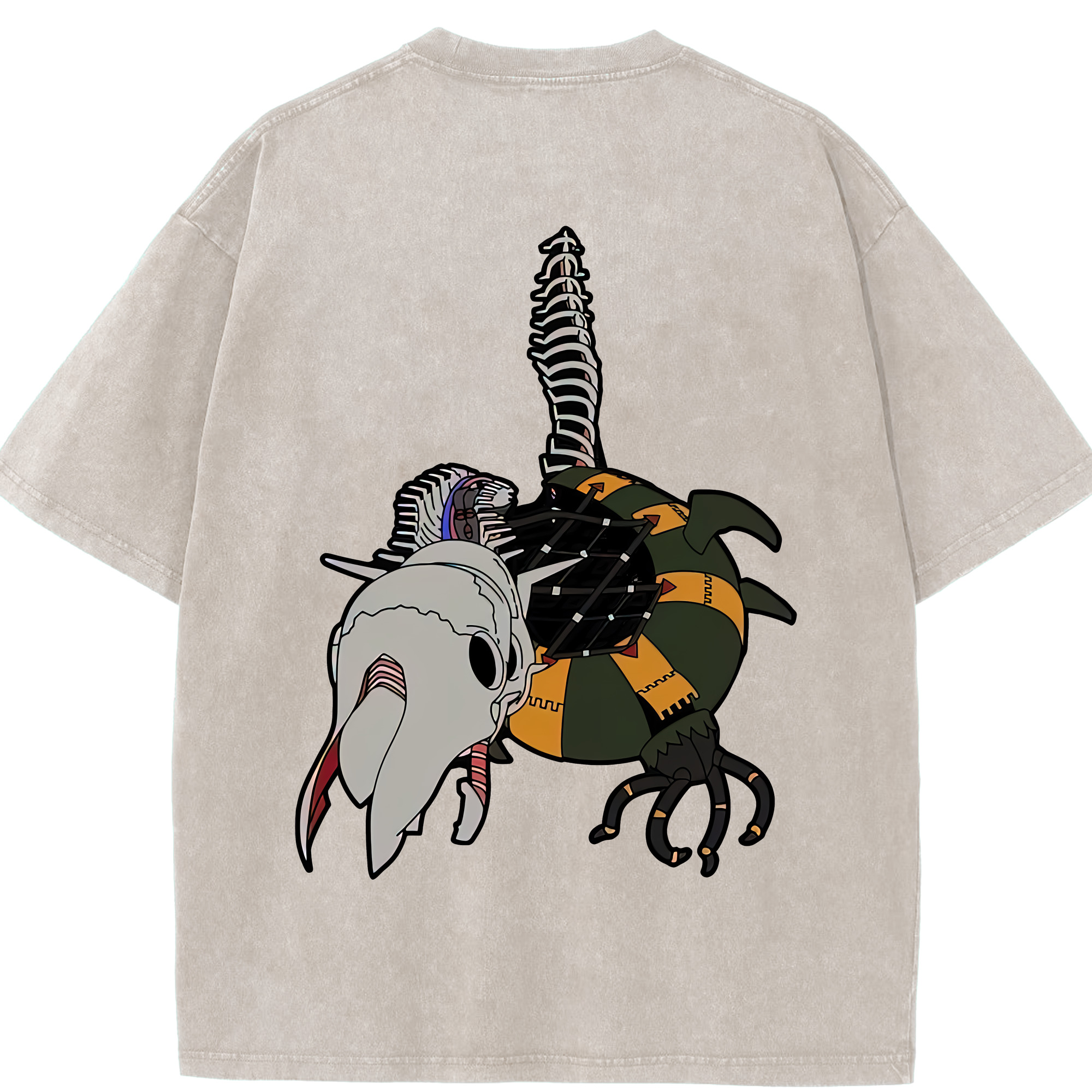 （画像用） EVA 新世紀エヴァンゲリオン 綿100% ヴィンテージ風 半袖Tシャツ（背面プリント）