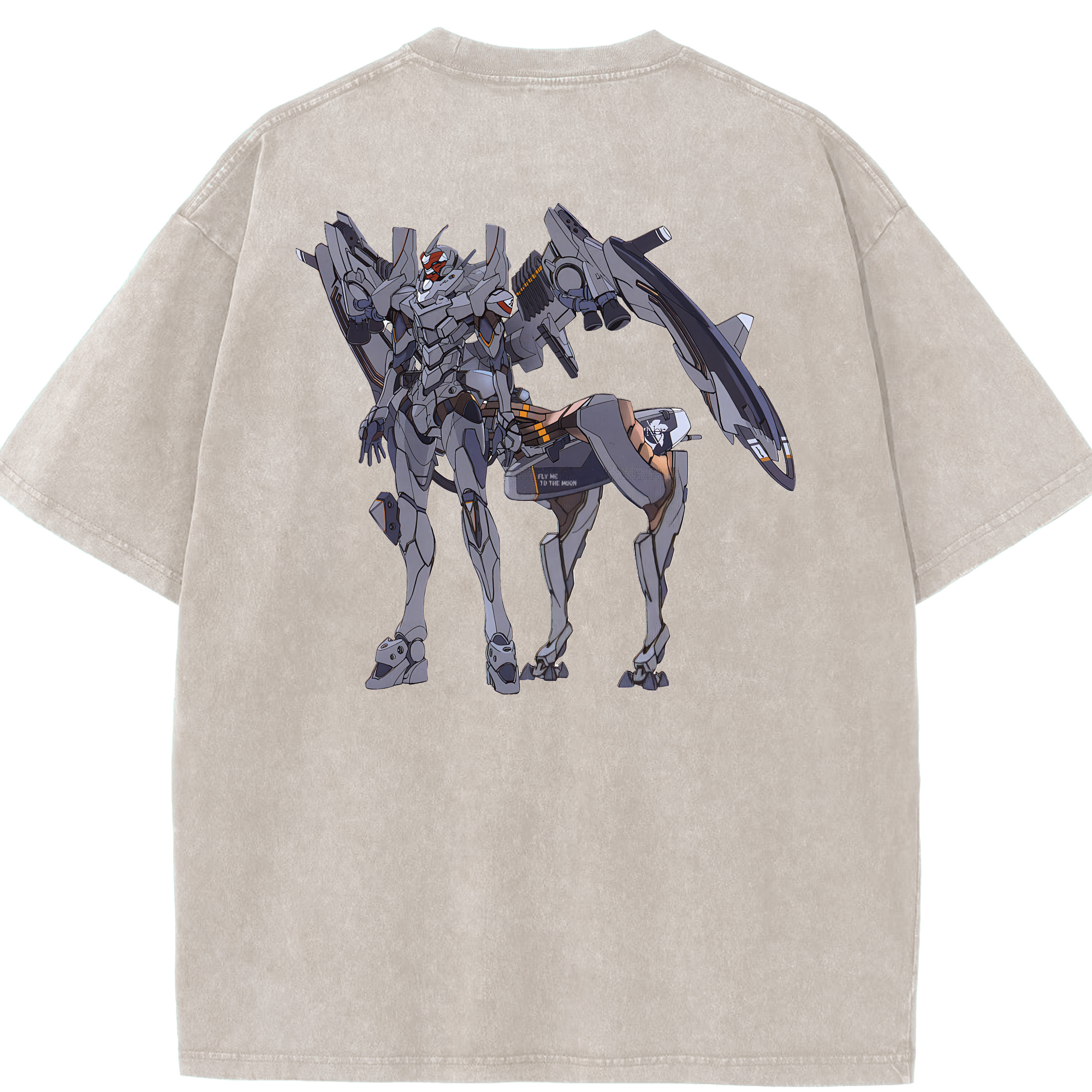 （画像用） EVA 新世紀エヴァンゲリオン 綿100% ヴィンテージ風 半袖Tシャツ（背面プリント）