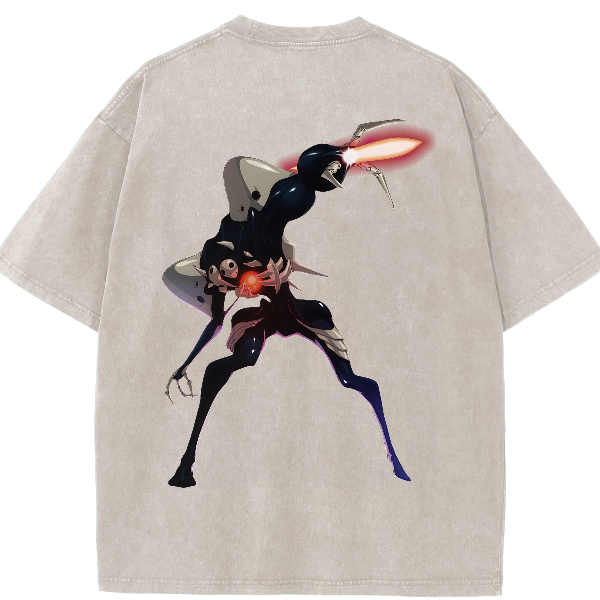 （画像用） EVA 新世紀エヴァンゲリオン 綿100% ヴィンテージ風 半袖Tシャツ（背面プリント）
