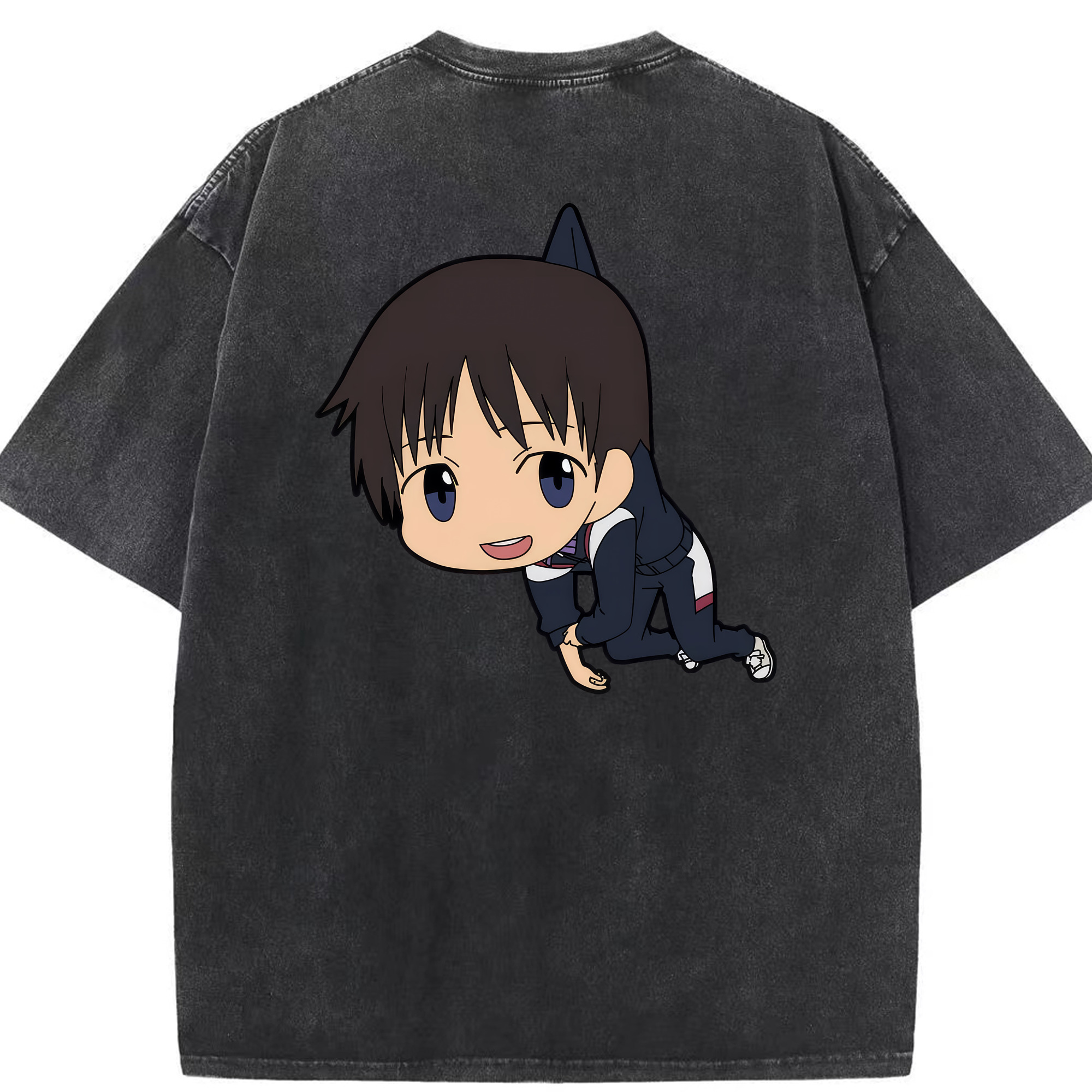 （画像用） EVA 新世紀エヴァンゲリオン 綿100% ヴィンテージ風 半袖Tシャツ（背面プリント）