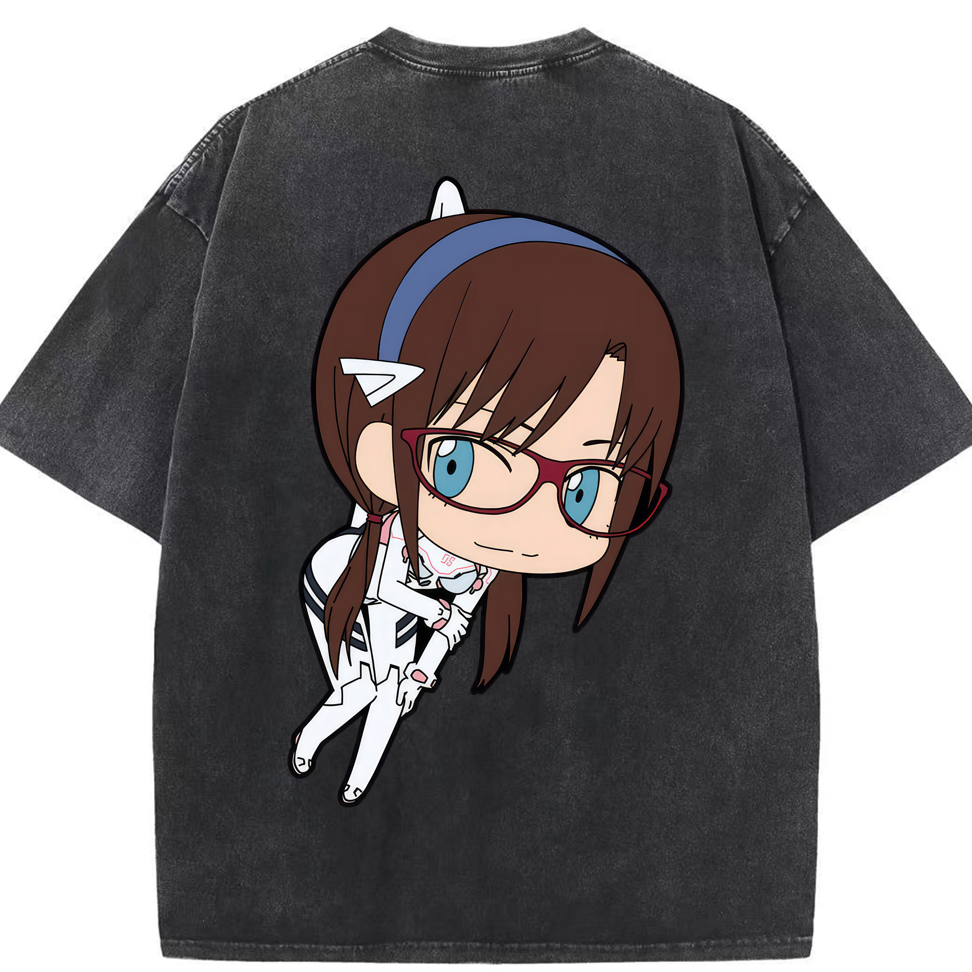 （画像用） EVA 新世紀エヴァンゲリオン 綿100% ヴィンテージ風 半袖Tシャツ（背面プリント）