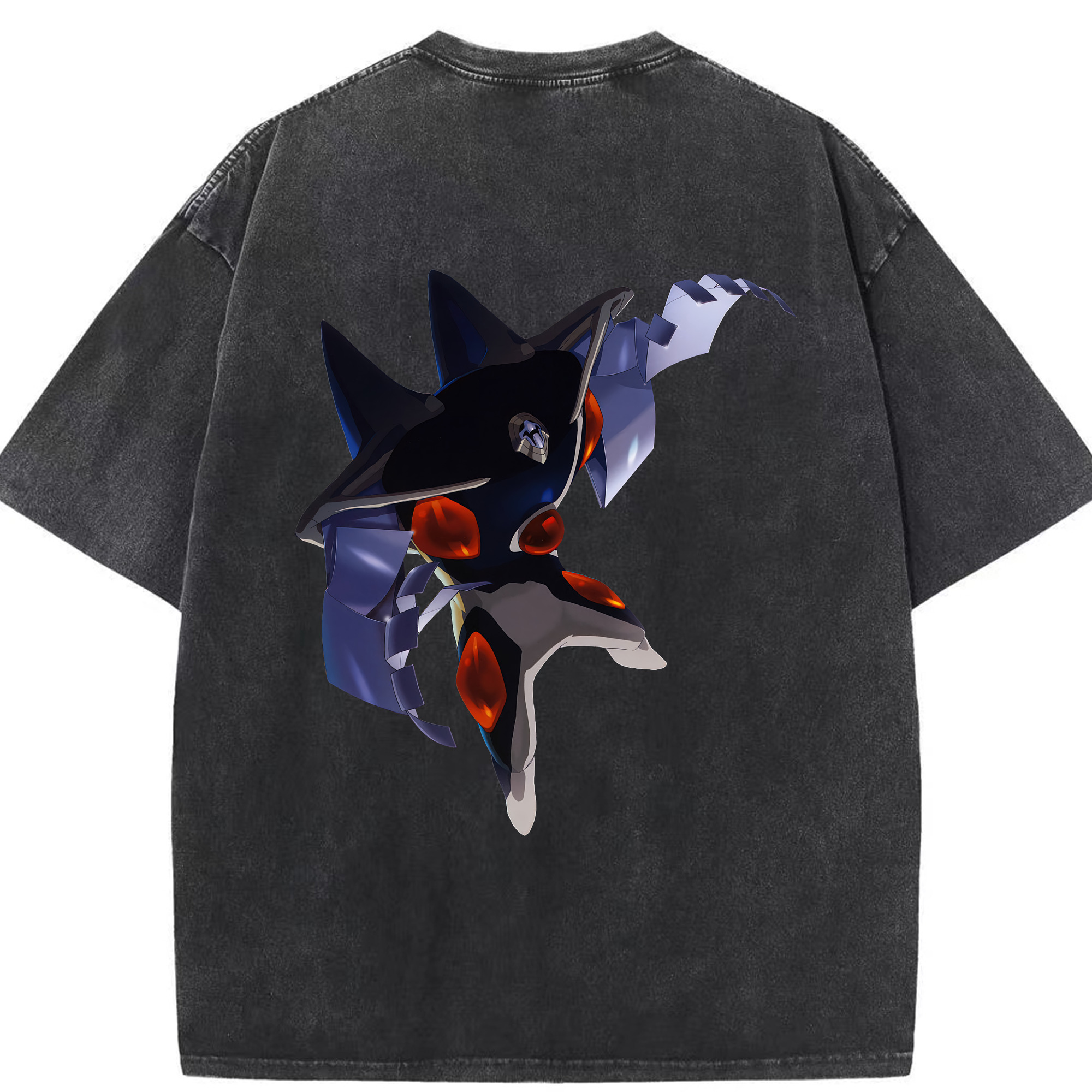 （画像用） EVA 新世紀エヴァンゲリオン 綿100% ヴィンテージ風 半袖Tシャツ（背面プリント）