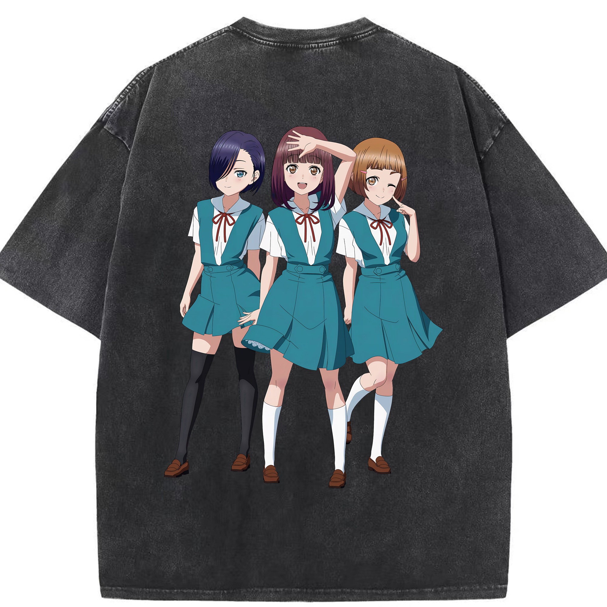 （画像用） EVA 新世紀エヴァンゲリオン 綿100% ヴィンテージ風 半袖Tシャツ（背面プリント）