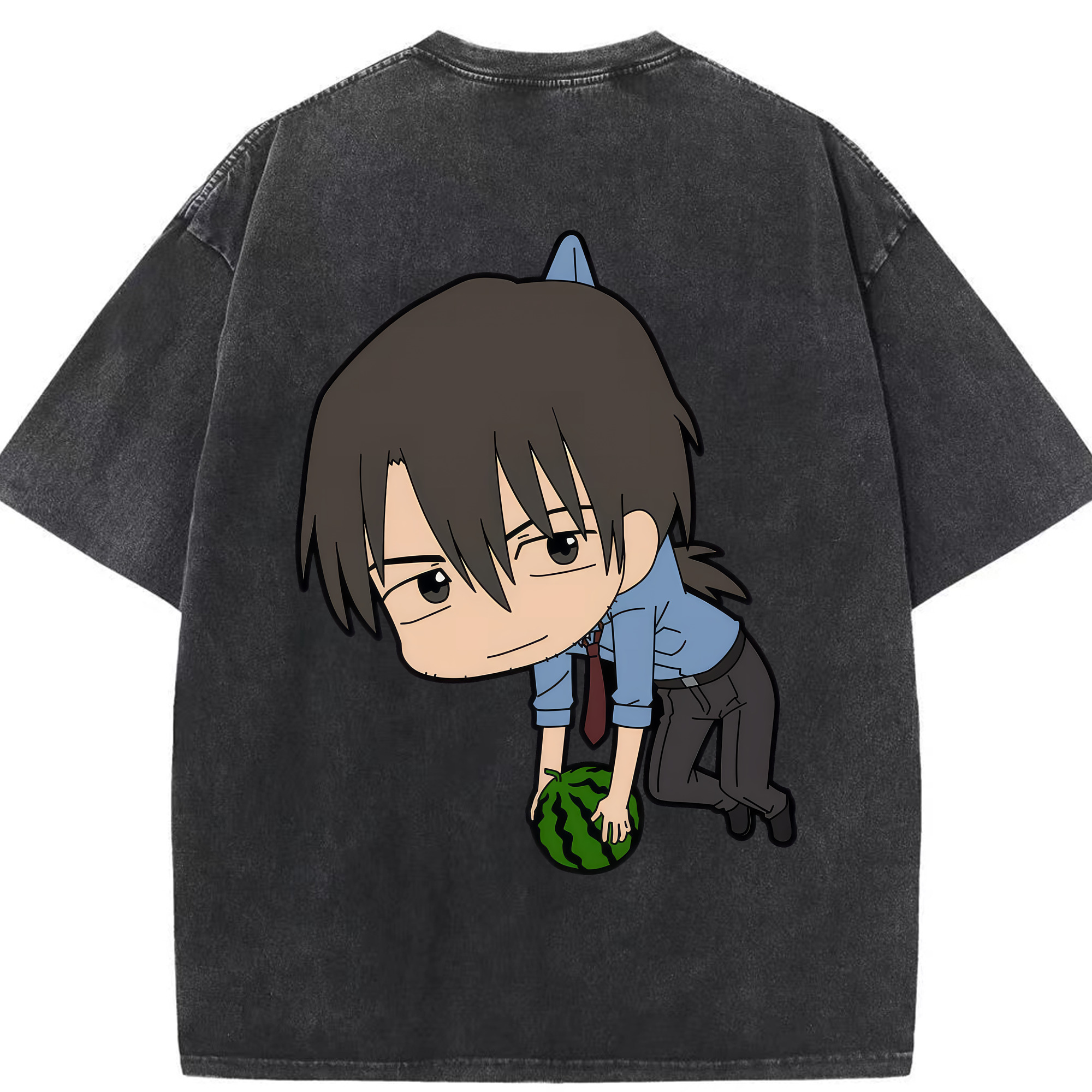 （画像用） EVA 新世紀エヴァンゲリオン 綿100% ヴィンテージ風 半袖Tシャツ（背面プリント）