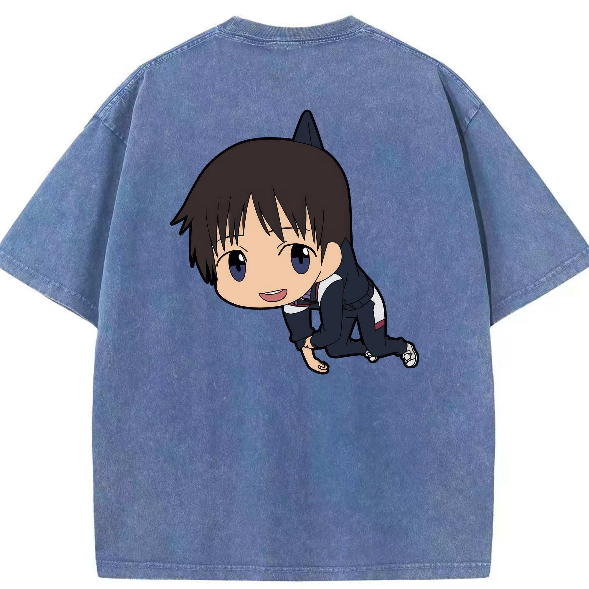 （画像用） EVA 新世紀エヴァンゲリオン 綿100% ヴィンテージ風 半袖Tシャツ（背面プリント）
