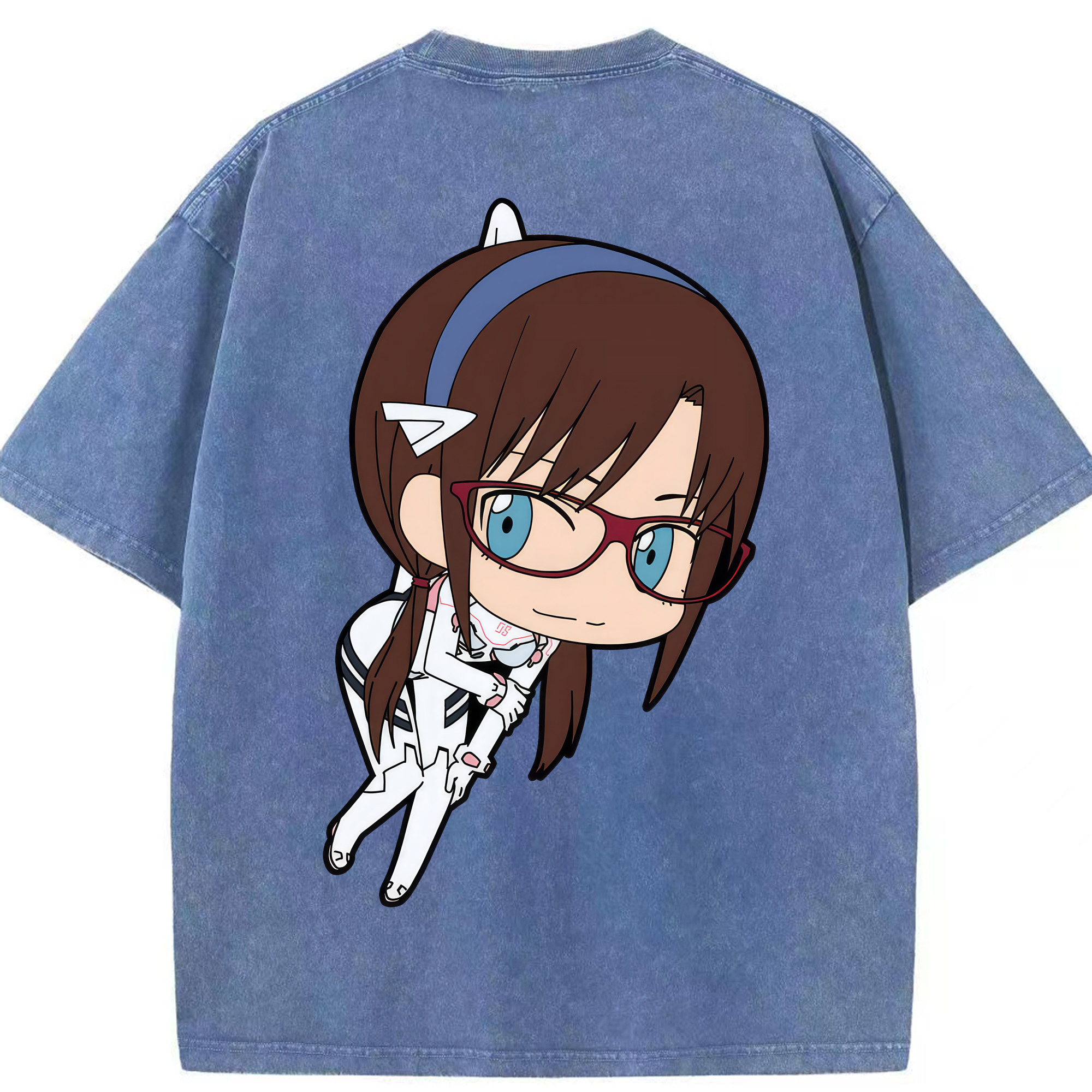 （画像用） EVA 新世紀エヴァンゲリオン 綿100% ヴィンテージ風 半袖Tシャツ（背面プリント）