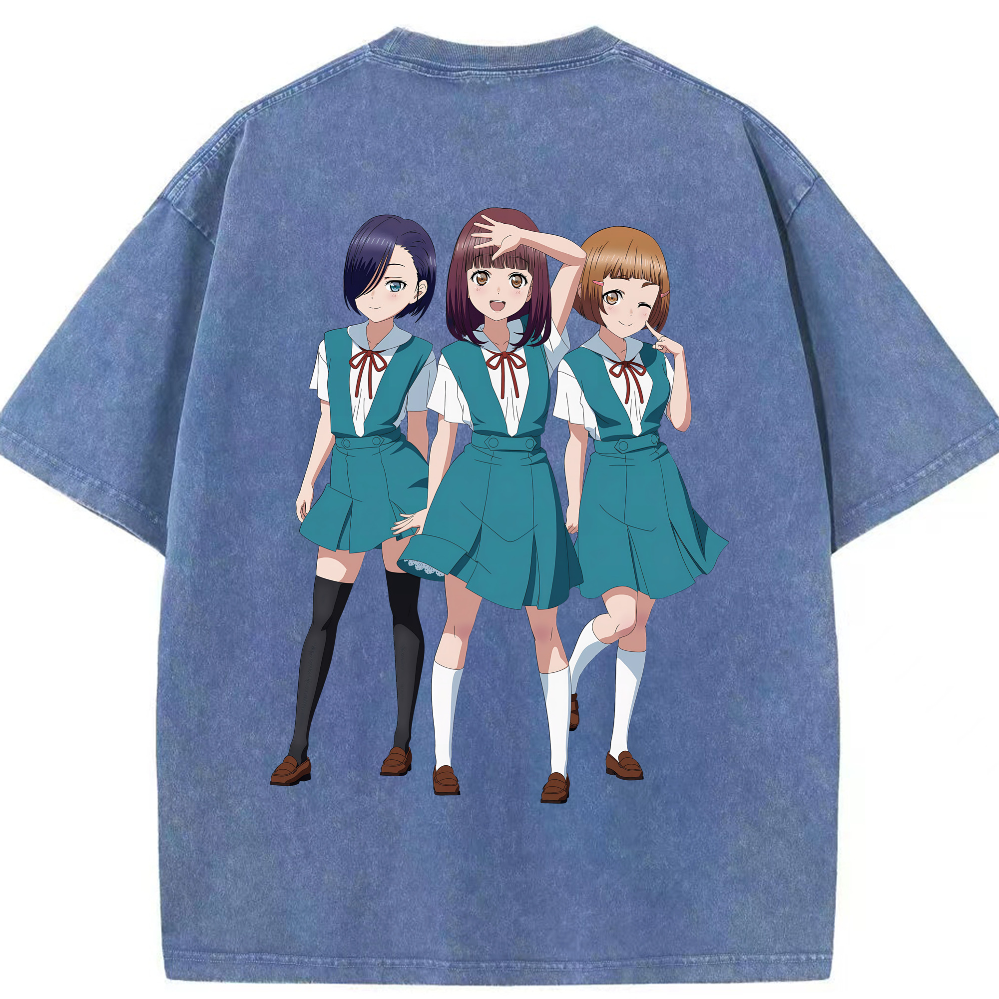 （画像用） EVA 新世紀エヴァンゲリオン 綿100% ヴィンテージ風 半袖Tシャツ（背面プリント）