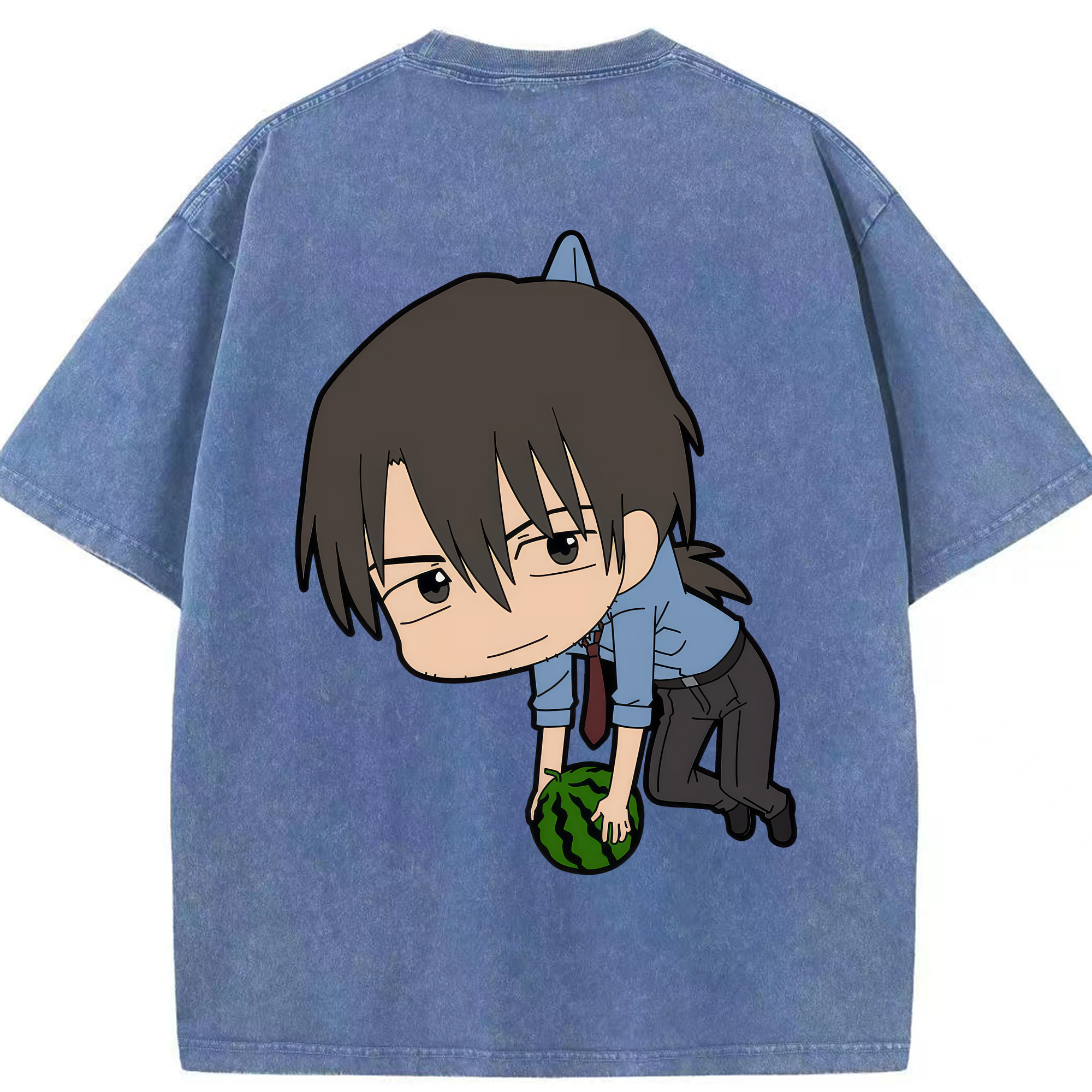 （画像用） EVA 新世紀エヴァンゲリオン 綿100% ヴィンテージ風 半袖Tシャツ（背面プリント）