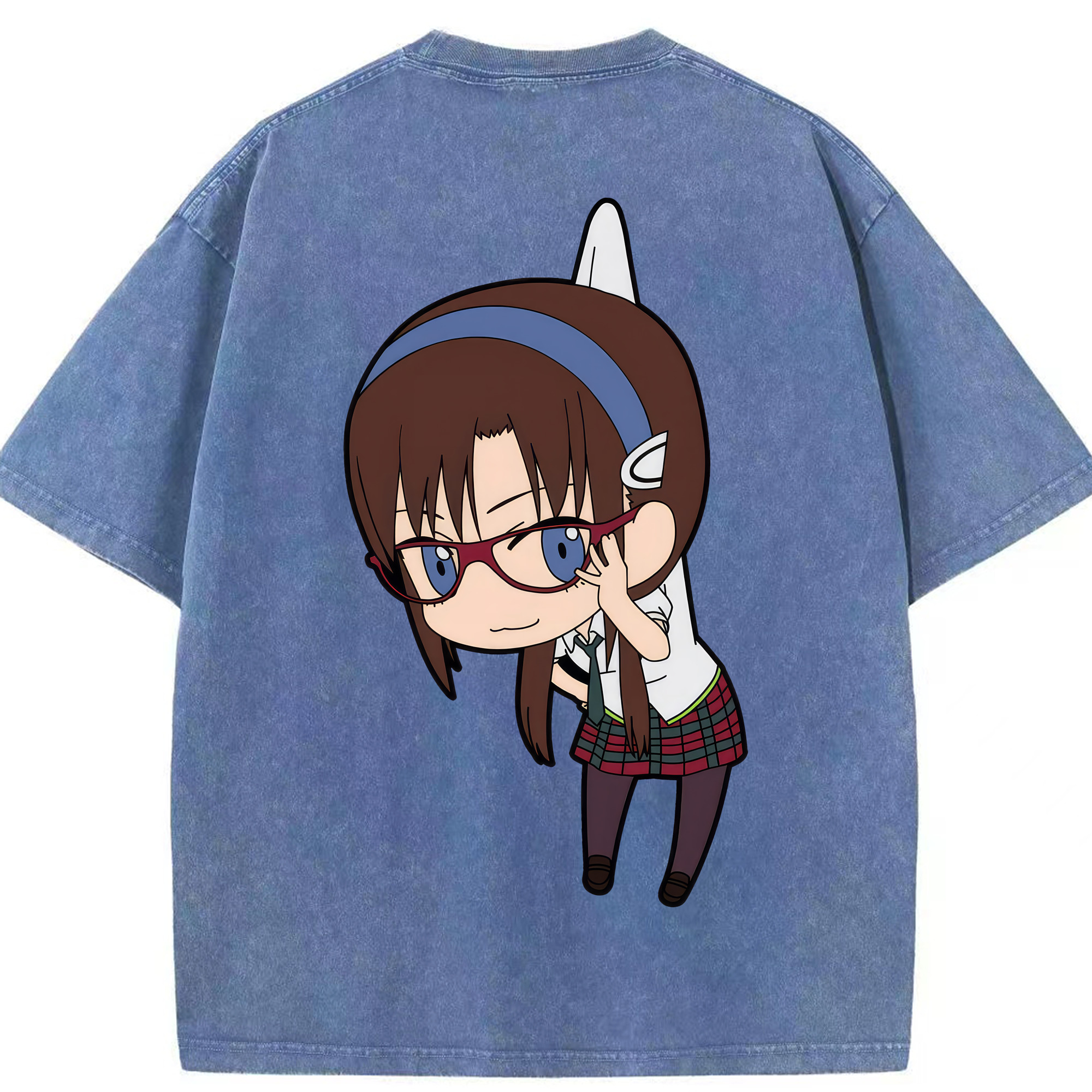 （画像用） EVA 新世紀エヴァンゲリオン 綿100% ヴィンテージ風 半袖Tシャツ（背面プリント）