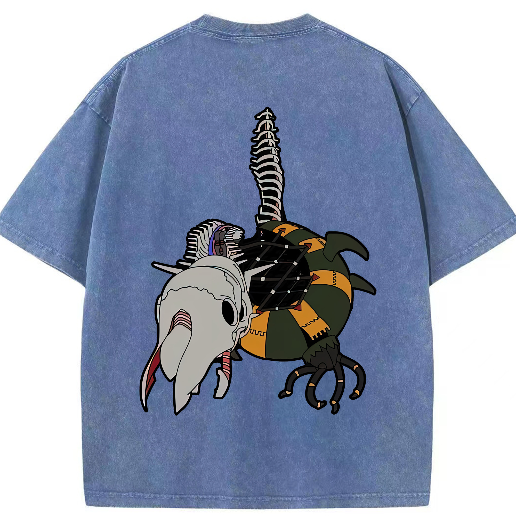 （画像用） EVA 新世紀エヴァンゲリオン 綿100% ヴィンテージ風 半袖Tシャツ（背面プリント）