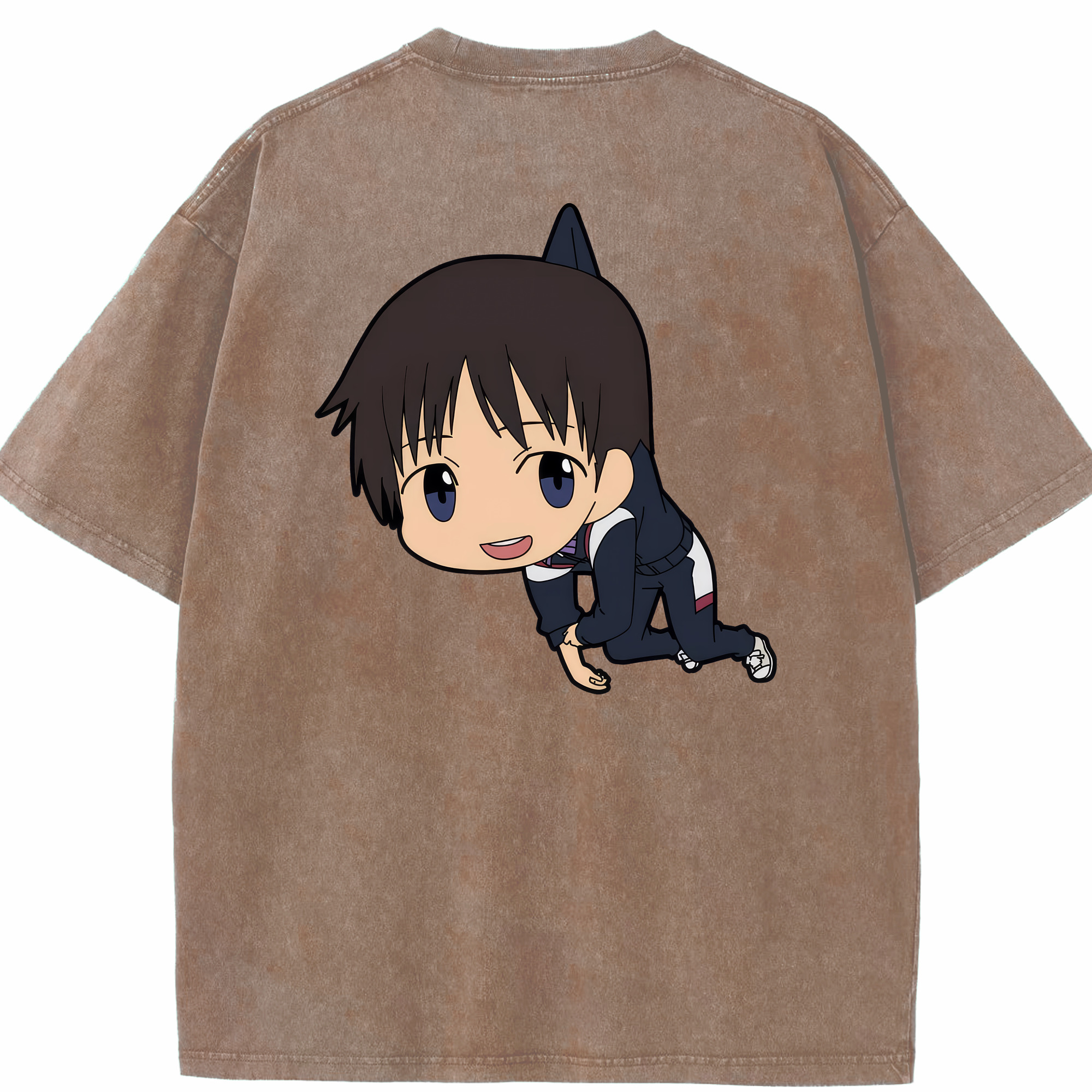 （画像用） EVA 新世紀エヴァンゲリオン 綿100% ヴィンテージ風 半袖Tシャツ（背面プリント）
