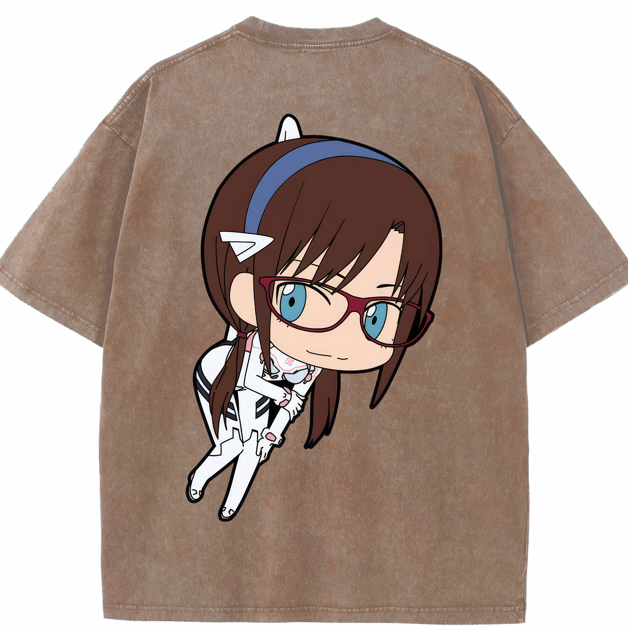 （画像用） EVA 新世紀エヴァンゲリオン 綿100% ヴィンテージ風 半袖Tシャツ（背面プリント）