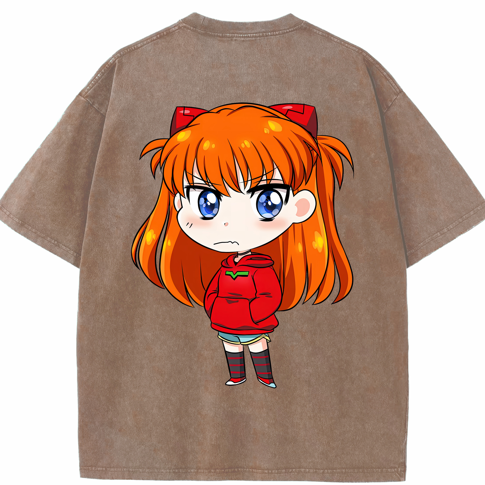 （画像用） EVA 新世紀エヴァンゲリオン 綿100% ヴィンテージ風 半袖Tシャツ（背面プリント）