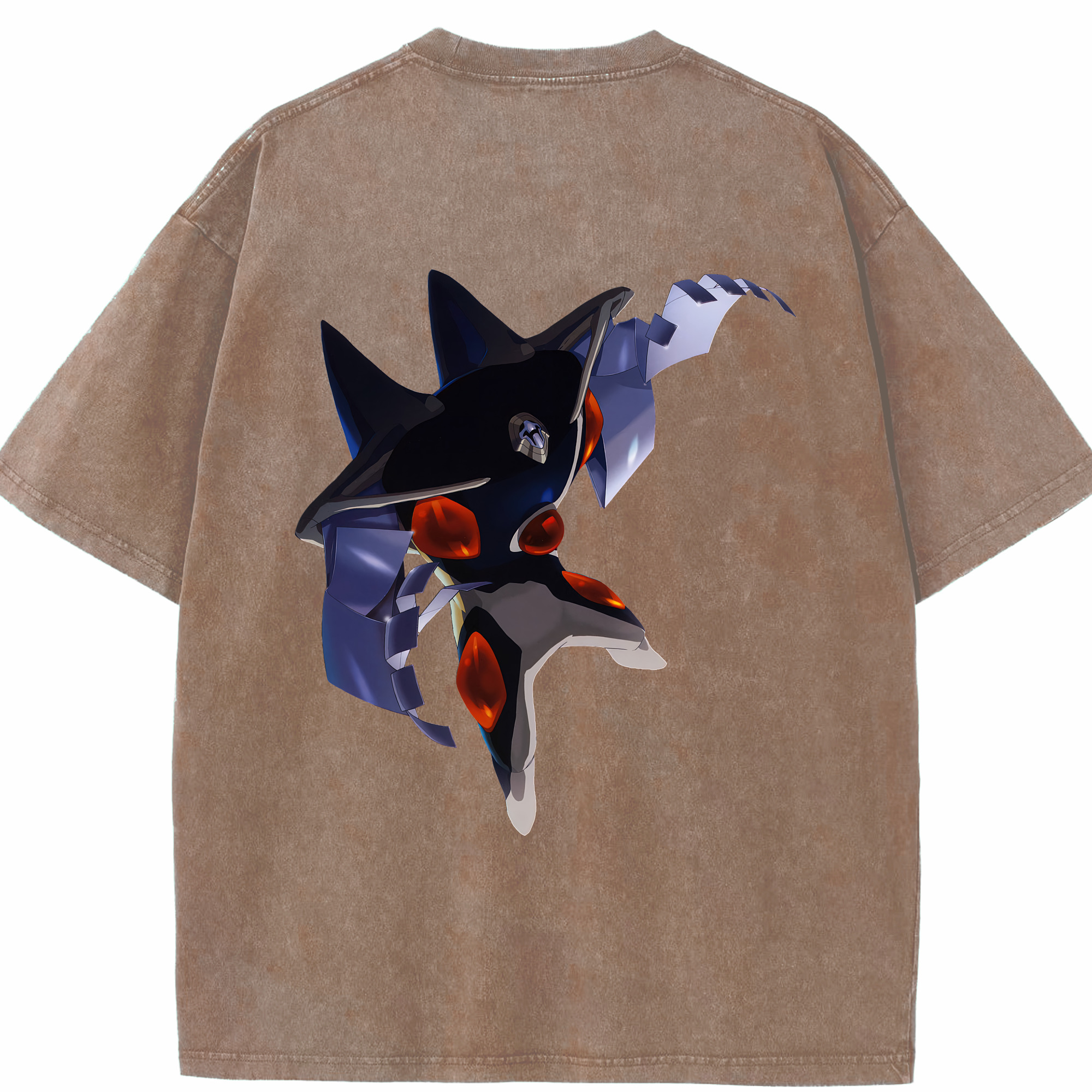 （画像用） EVA 新世紀エヴァンゲリオン 綿100% ヴィンテージ風 半袖Tシャツ（背面プリント）