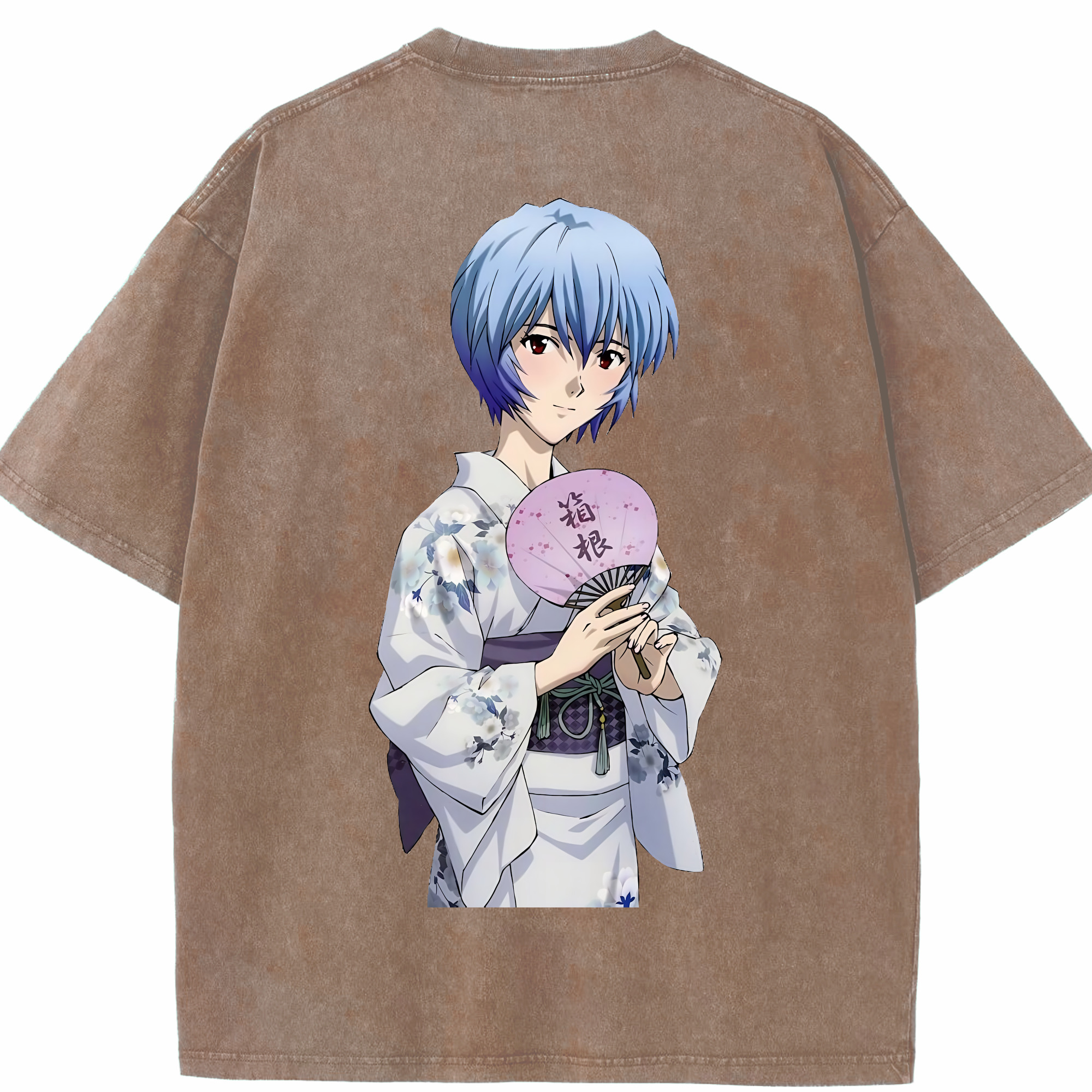 （画像用） EVA 新世紀エヴァンゲリオン 綿100% ヴィンテージ風 半袖Tシャツ（背面プリント）