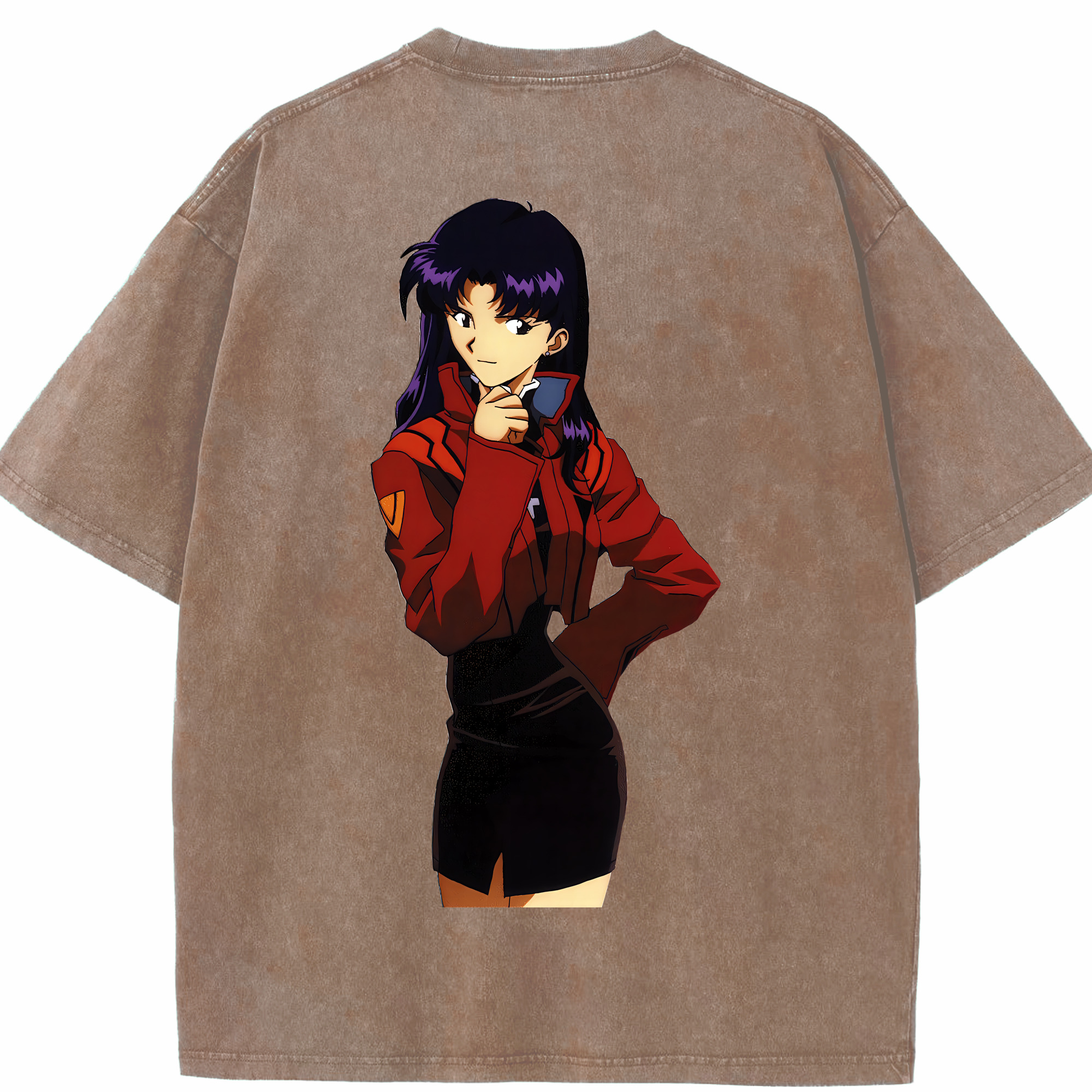 （画像用） EVA 新世紀エヴァンゲリオン 綿100% ヴィンテージ風 半袖Tシャツ（背面プリント）