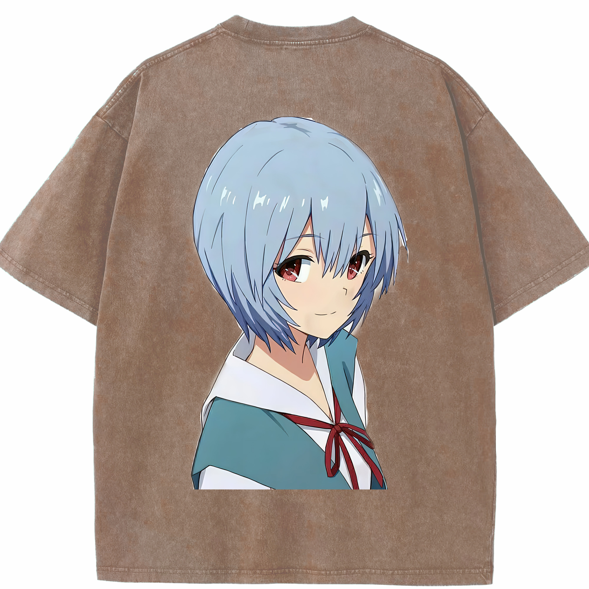 （画像用） EVA 新世紀エヴァンゲリオン 綿100% ヴィンテージ風 半袖Tシャツ（背面プリント）